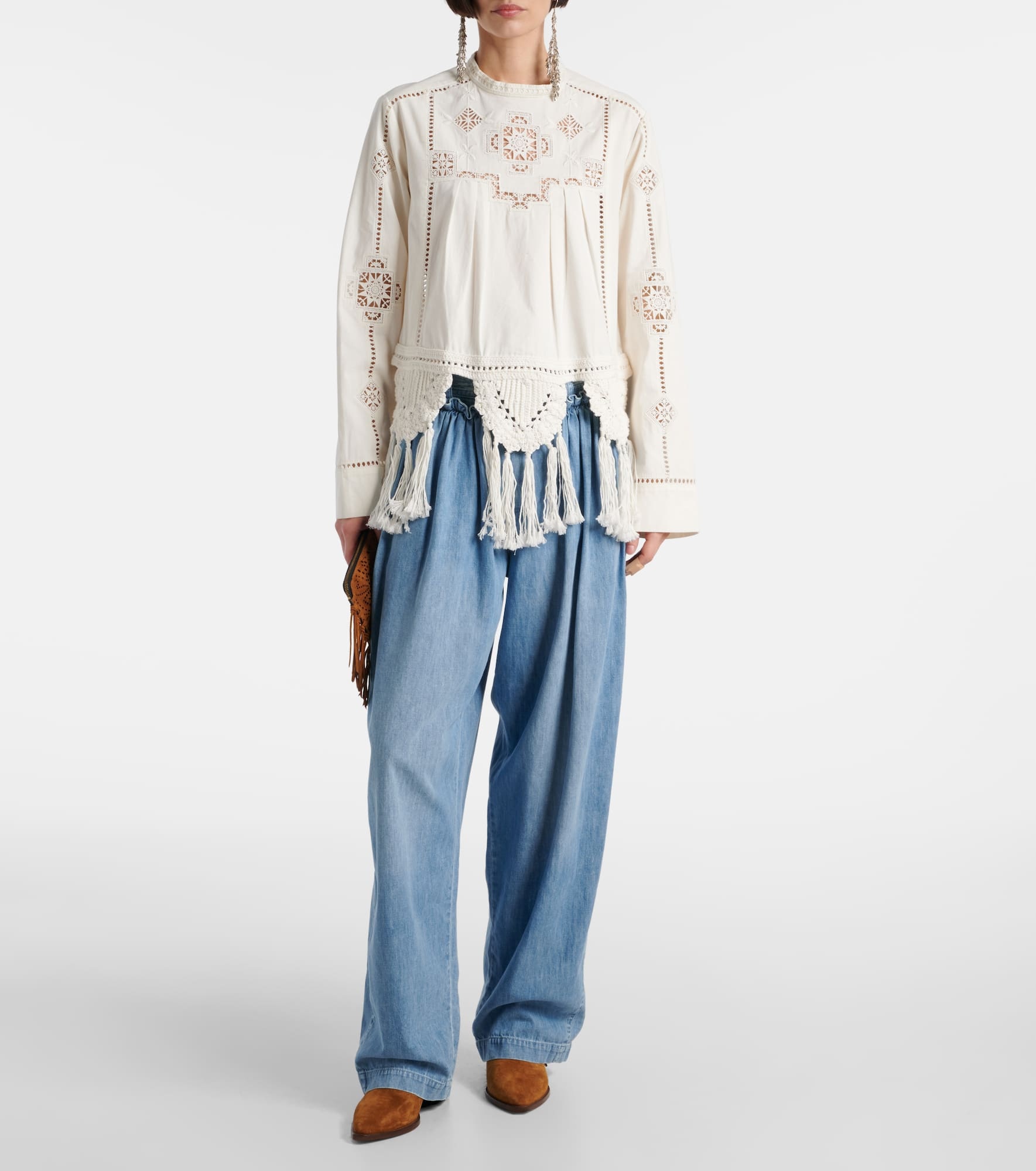 Inaya high-rise wide-leg jeans - 2