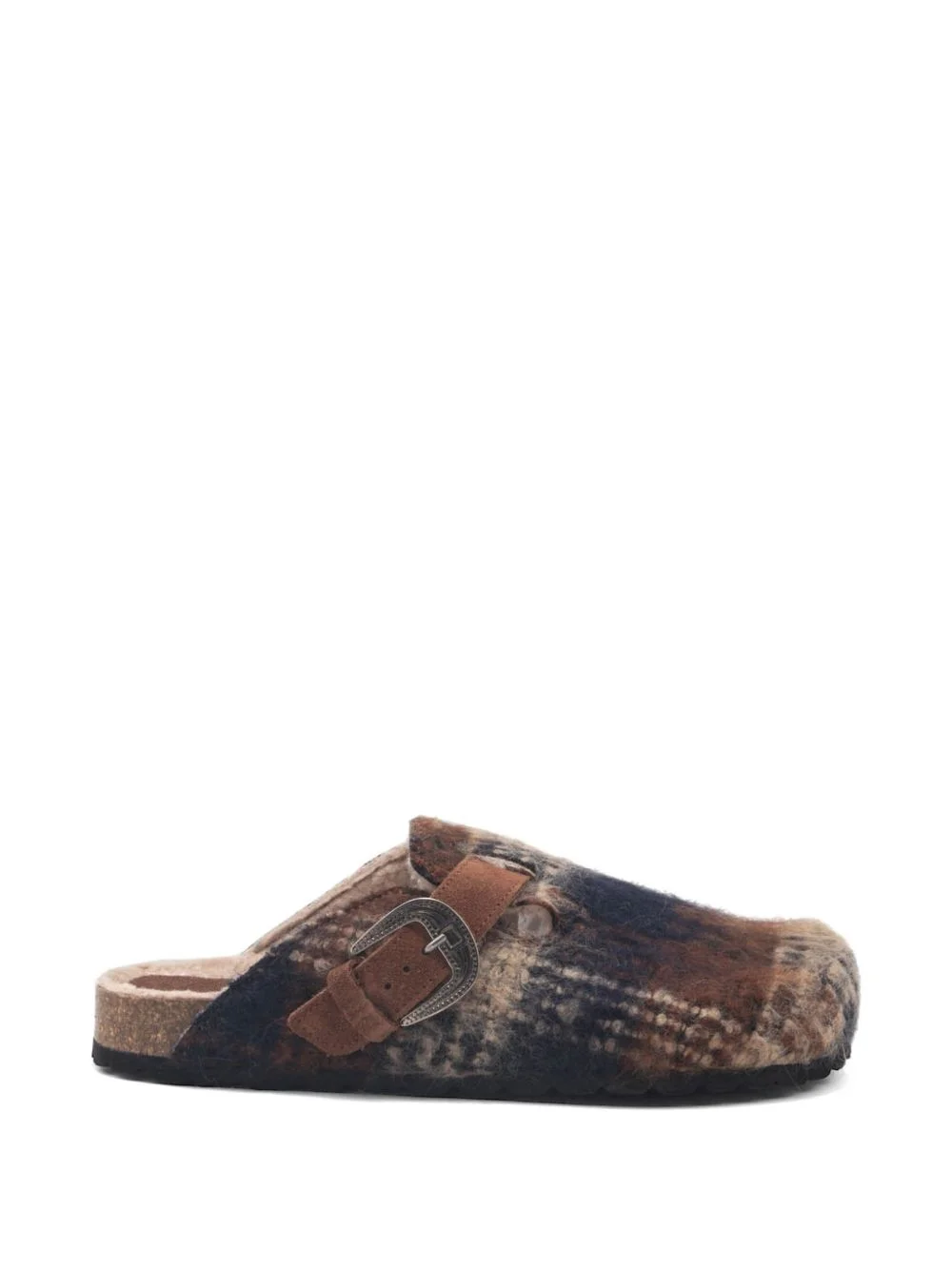 patterned buckle strap sandals - 1