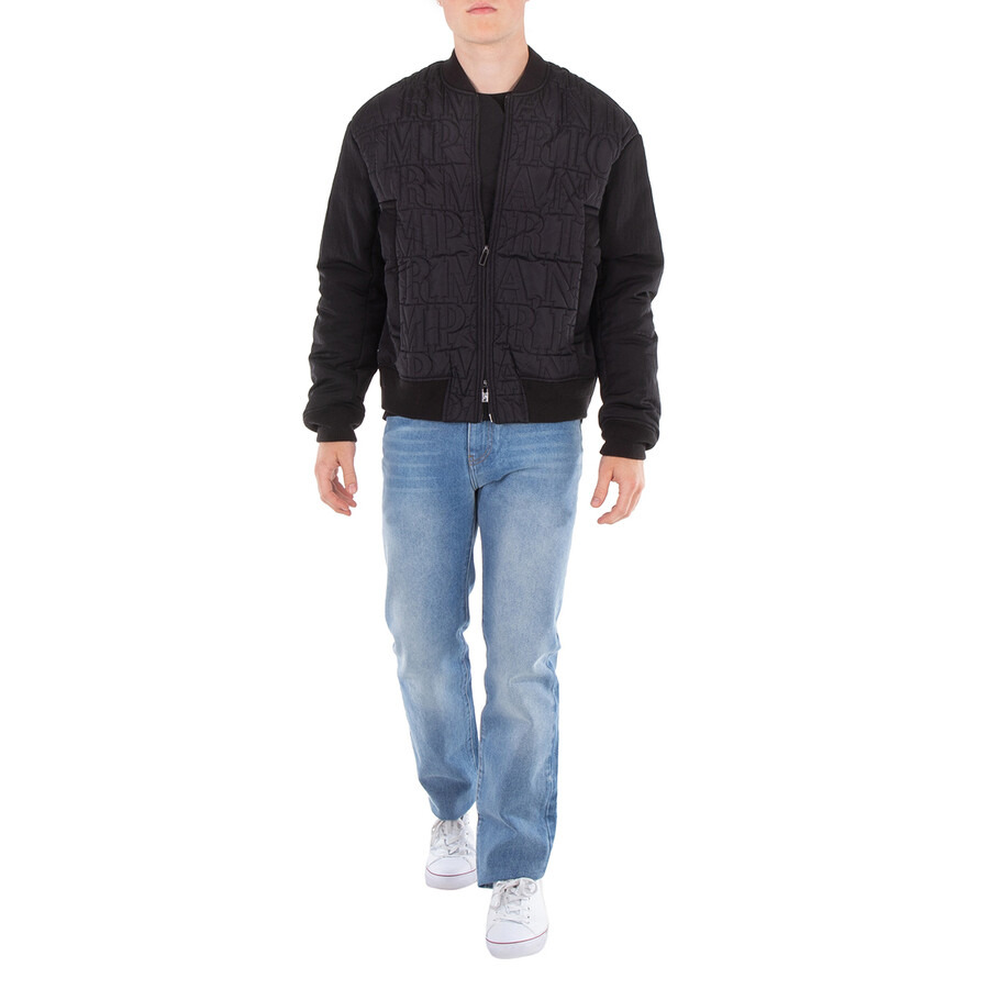 Emporio Armani Logo Bomber Jacket - 1
