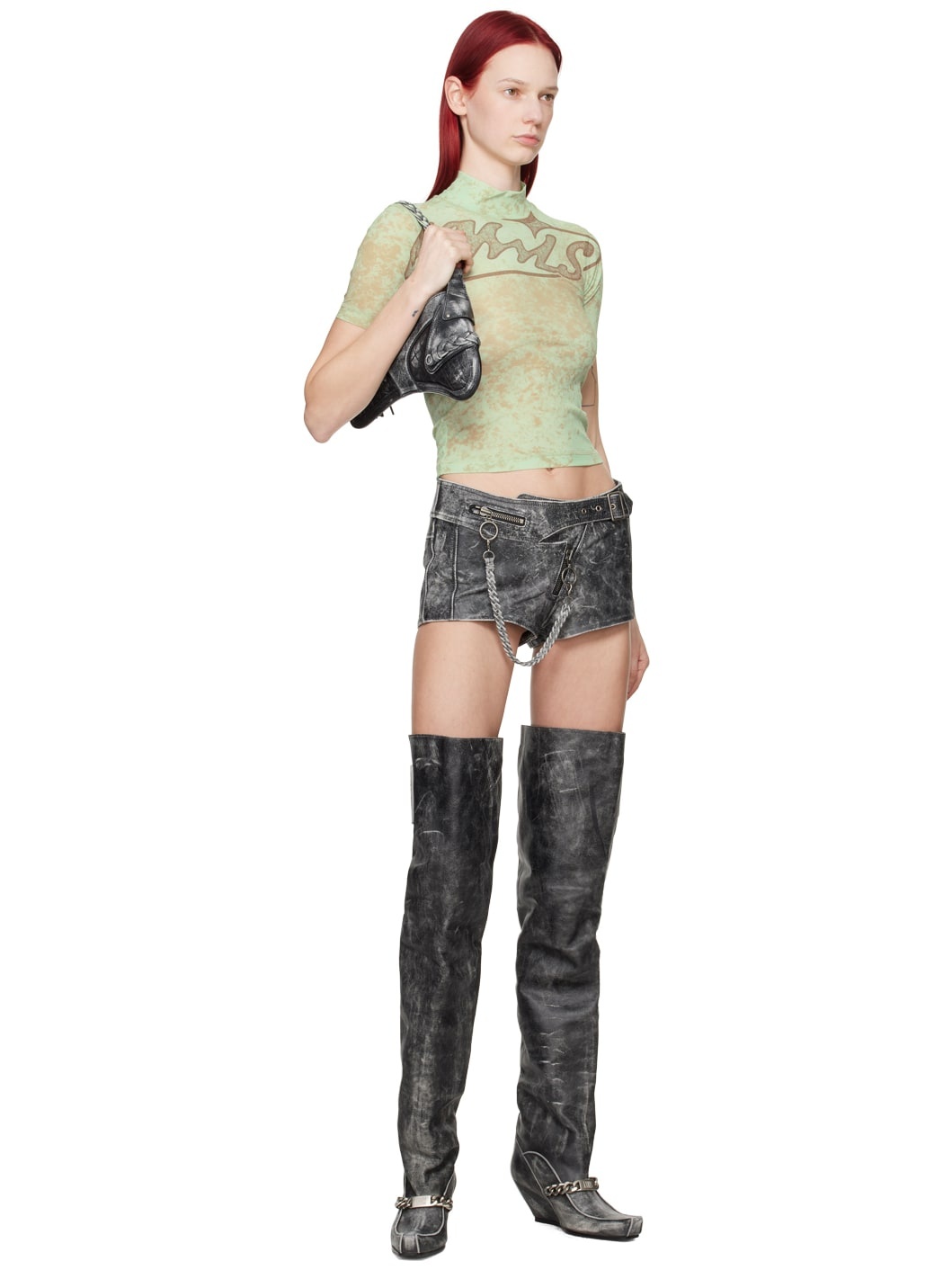 Black Precious High Boots - 5