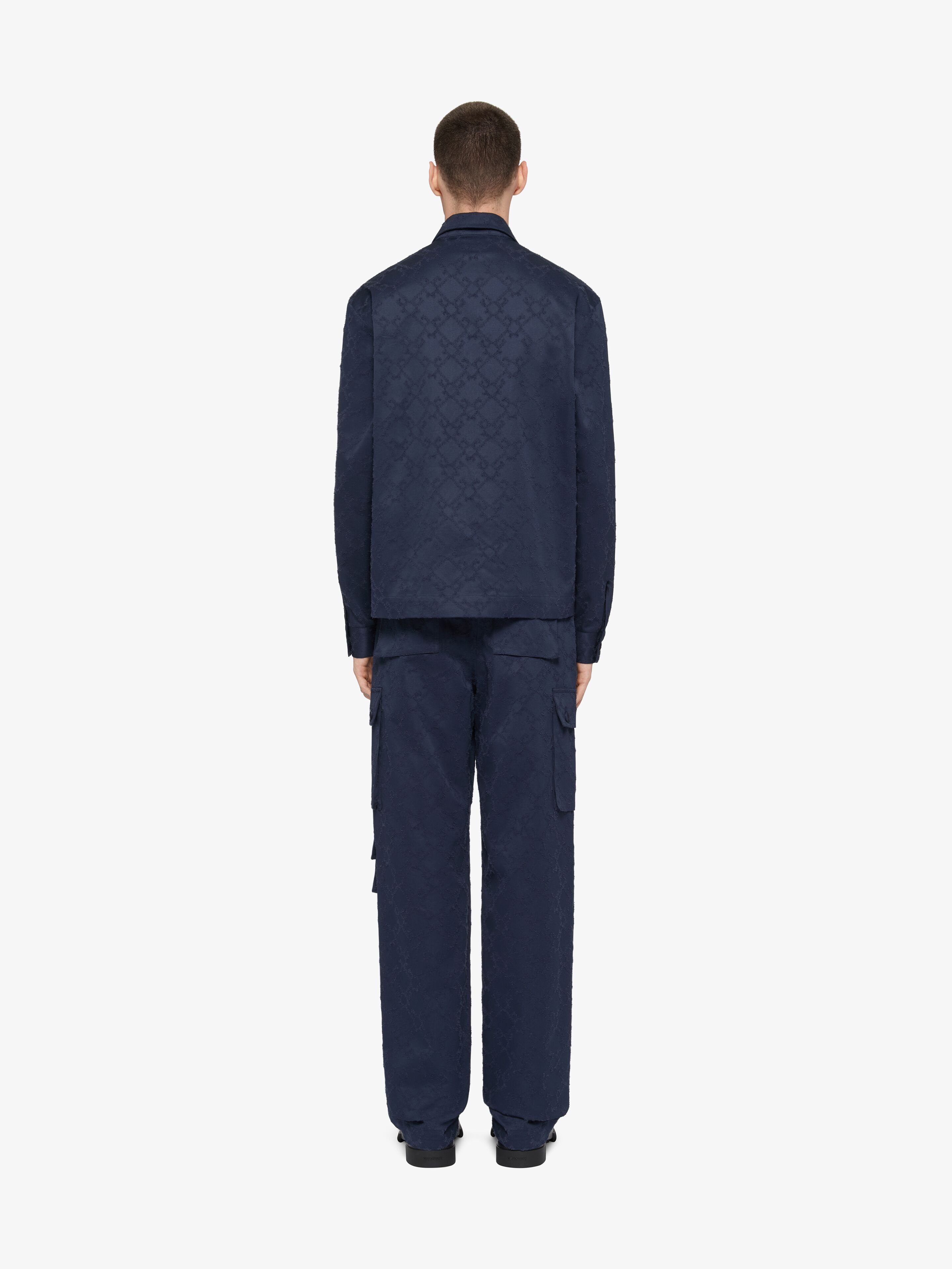 CARGO PANTS IN MONOGRAM 72 COTTON - 3