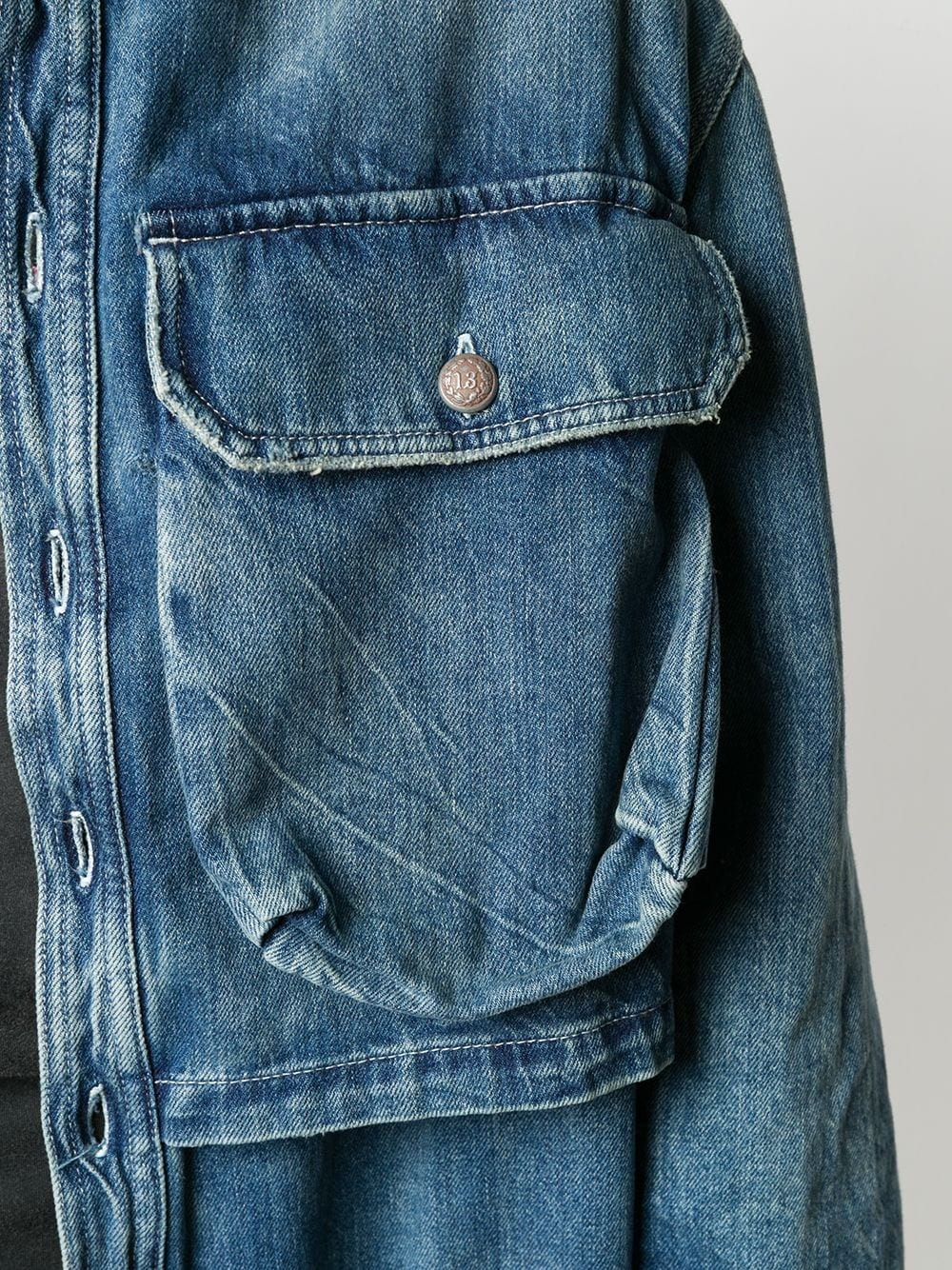 Alice layered denim jacket - 5