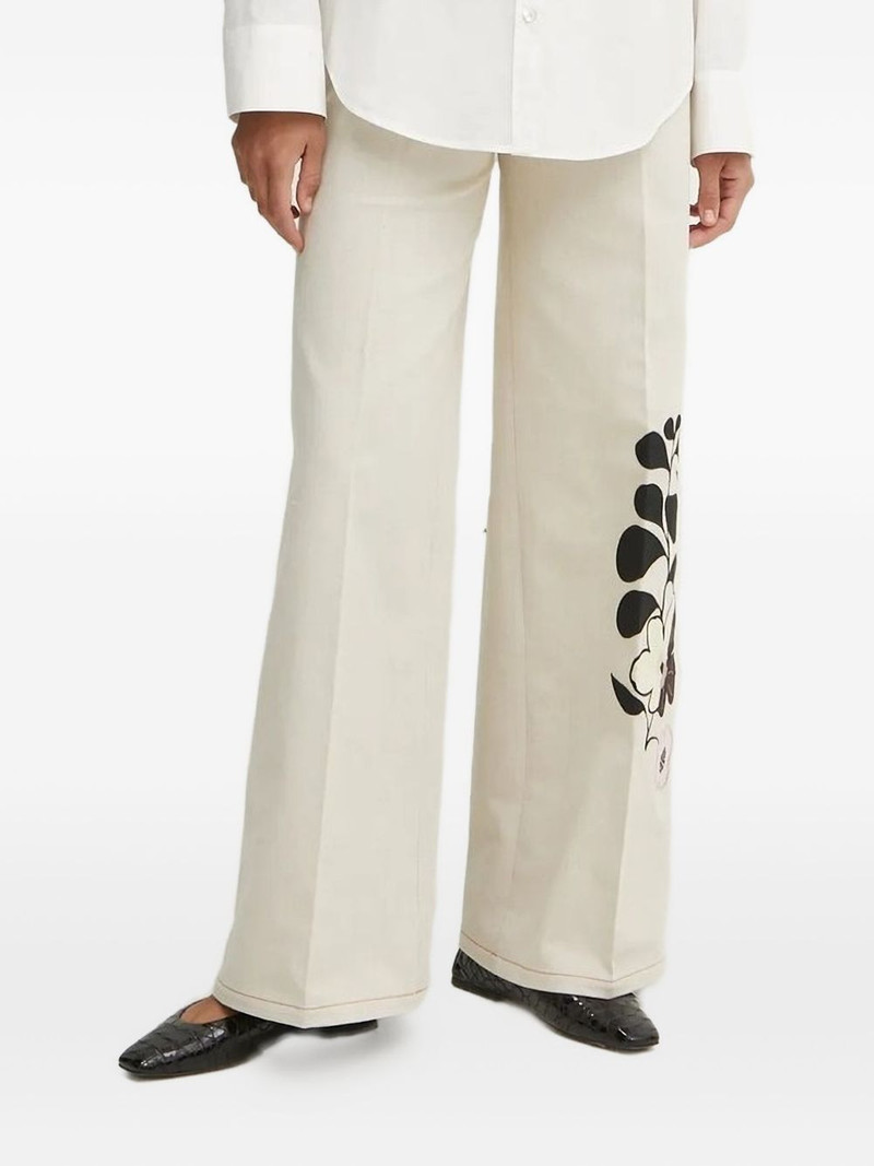 floral-embroidered wide-leg trousers 1