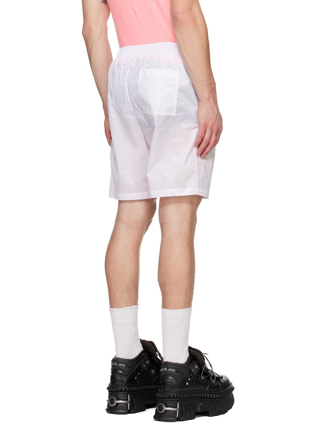 White Oval Logo Swim Shorts - 3
