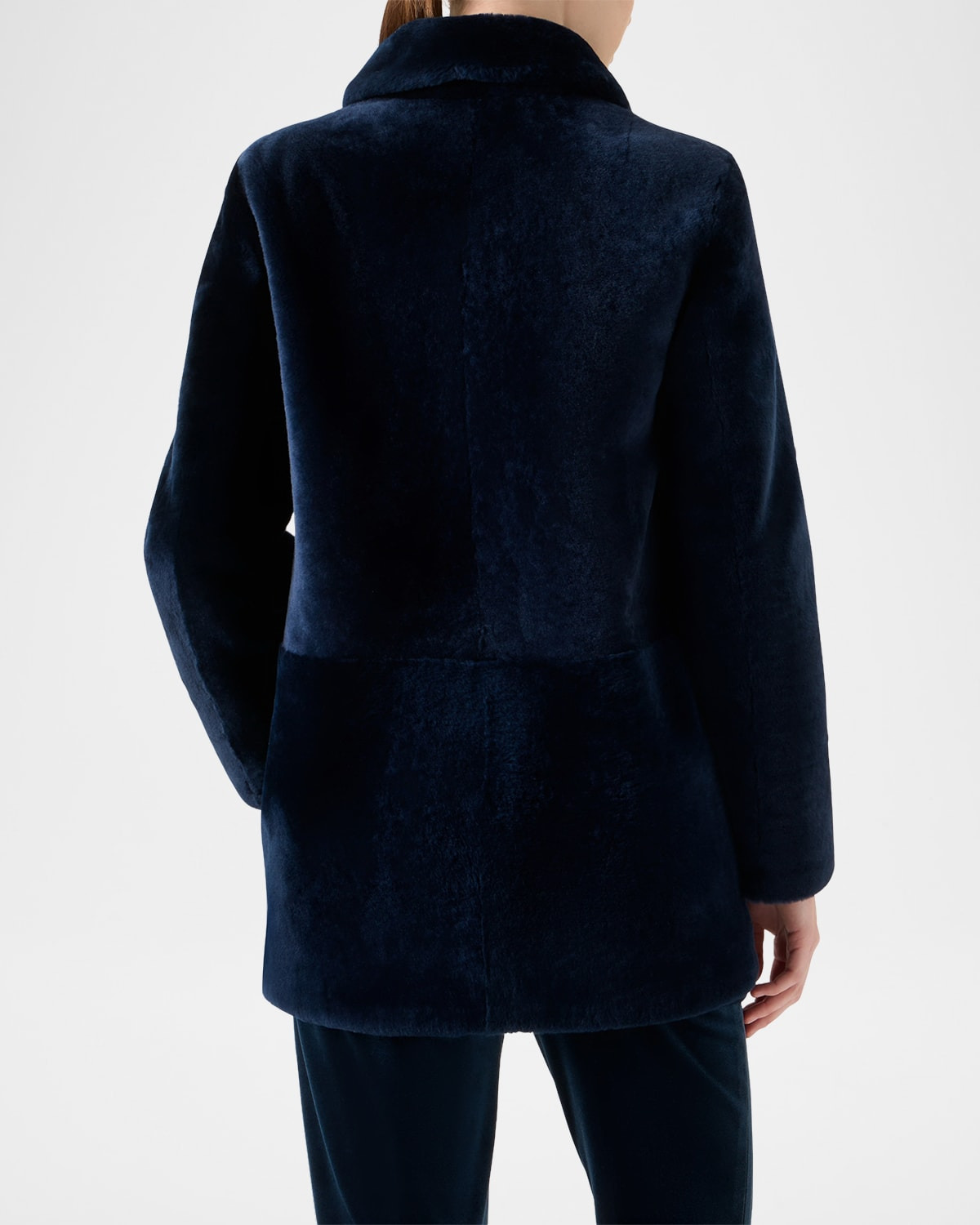 Yaron Merino Sheep Shearling Short Coat - 3