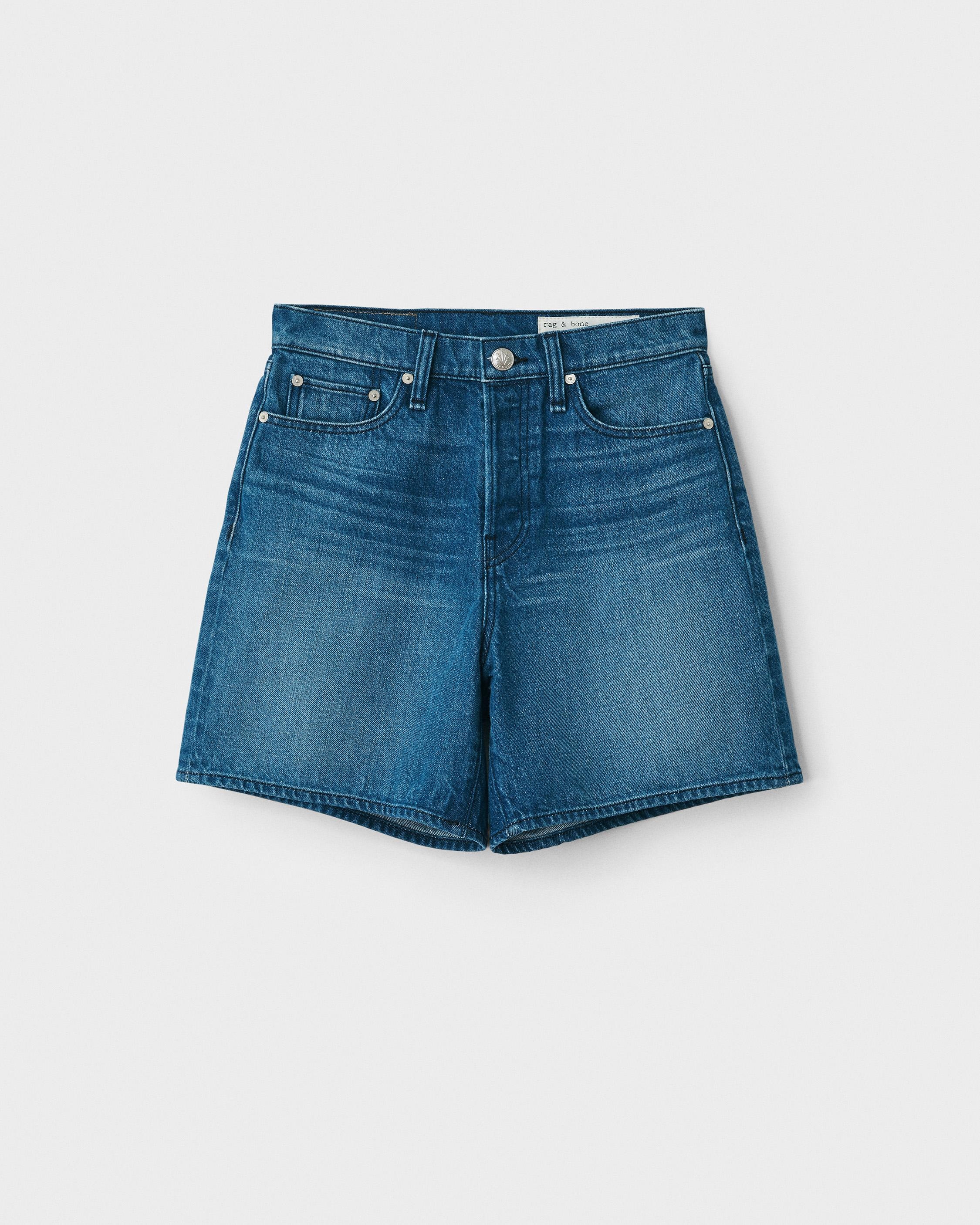 Maya 6 Inch Short - Poppy
Relaxed Fit Mid Indigo Jean Short - 2