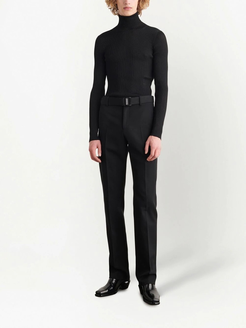Off-White belted slim-fit trousers outlook