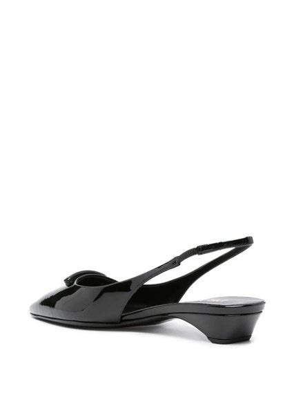 Prada Women Patent Leather Slingback Pumps - 2