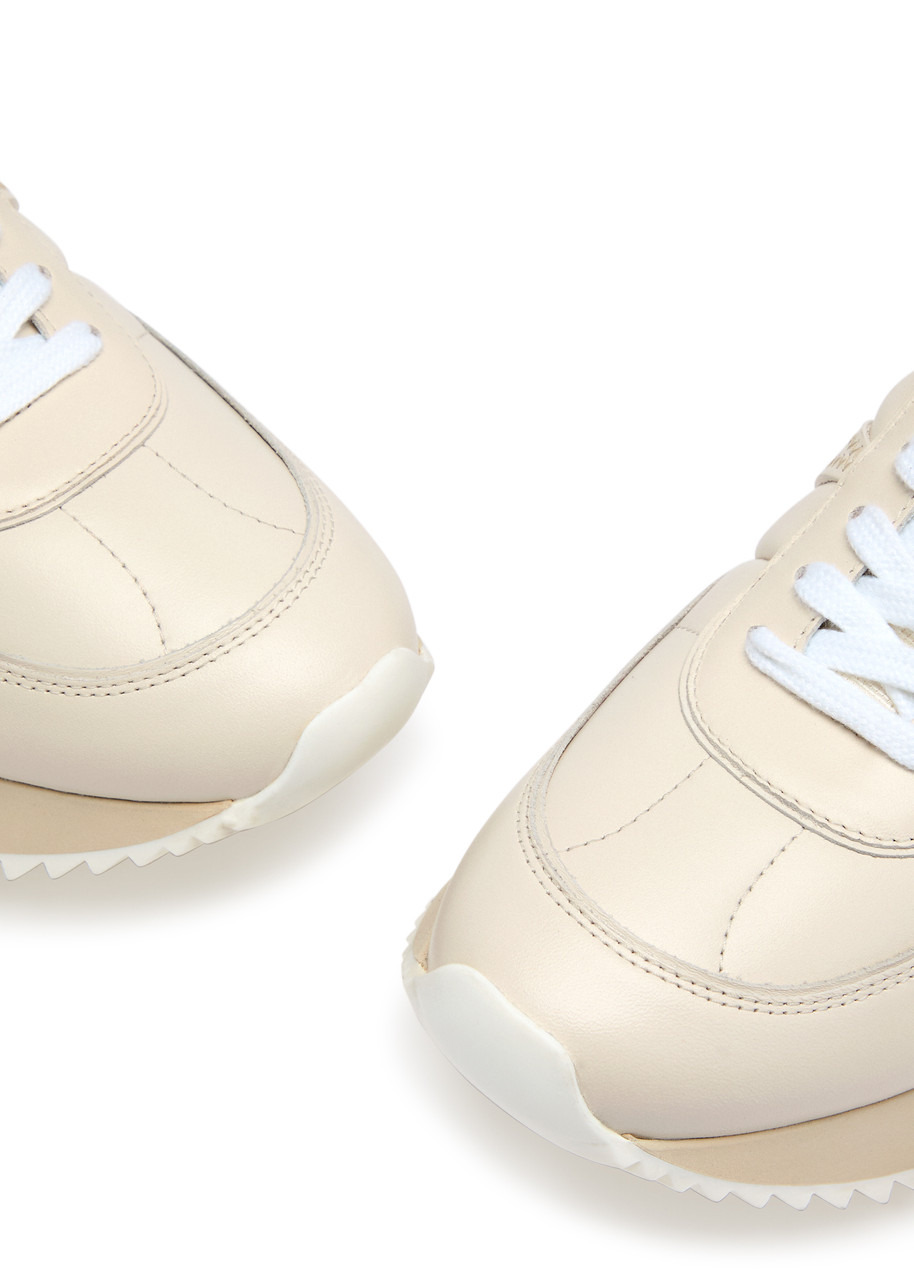 Pacey panelled leather sneakers - 3