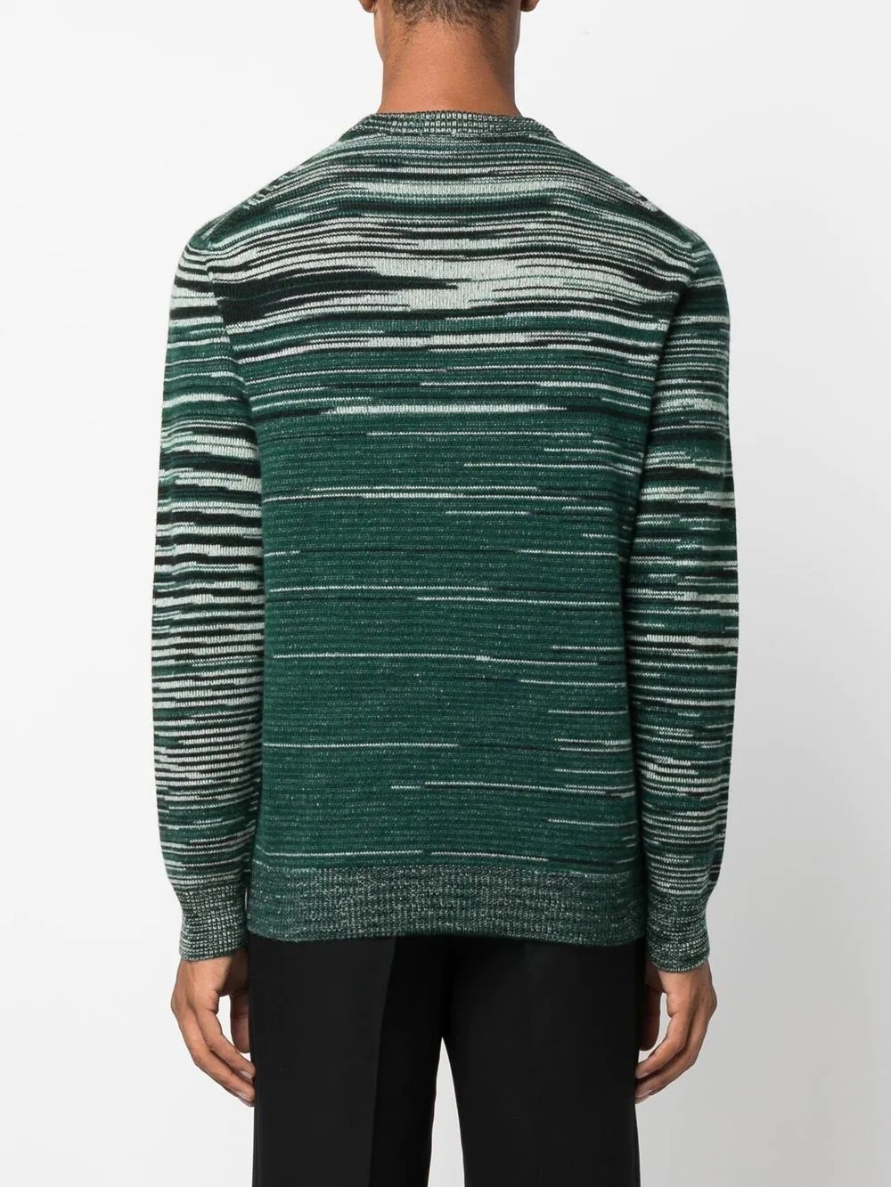 wool striped jumper - 4