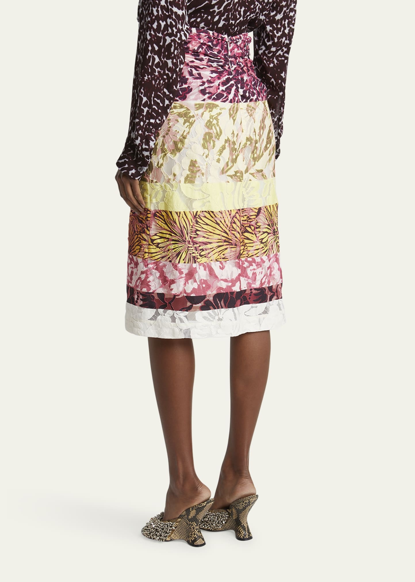 Stan Printed Midi Skirt - 3