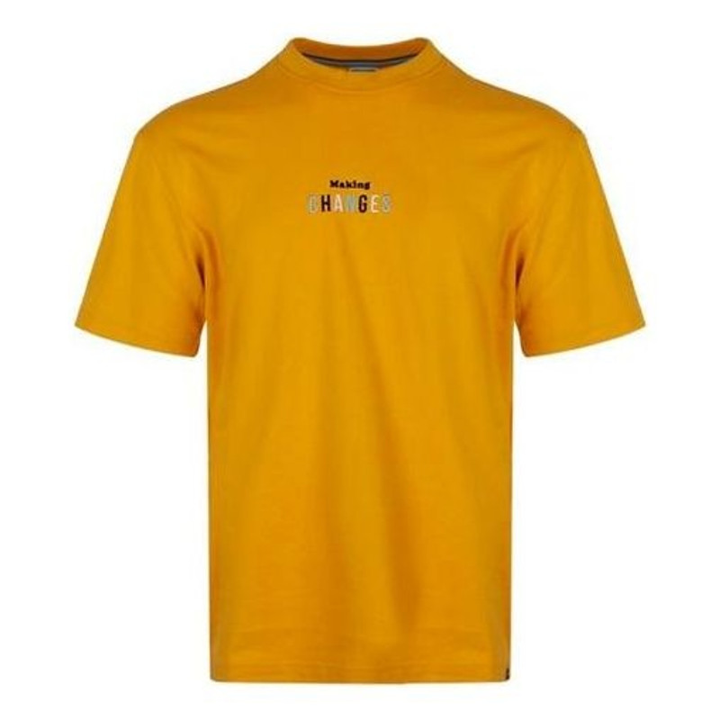 PUMA Printed Short Sleeve TEE Men Gold 597337-25 - 1