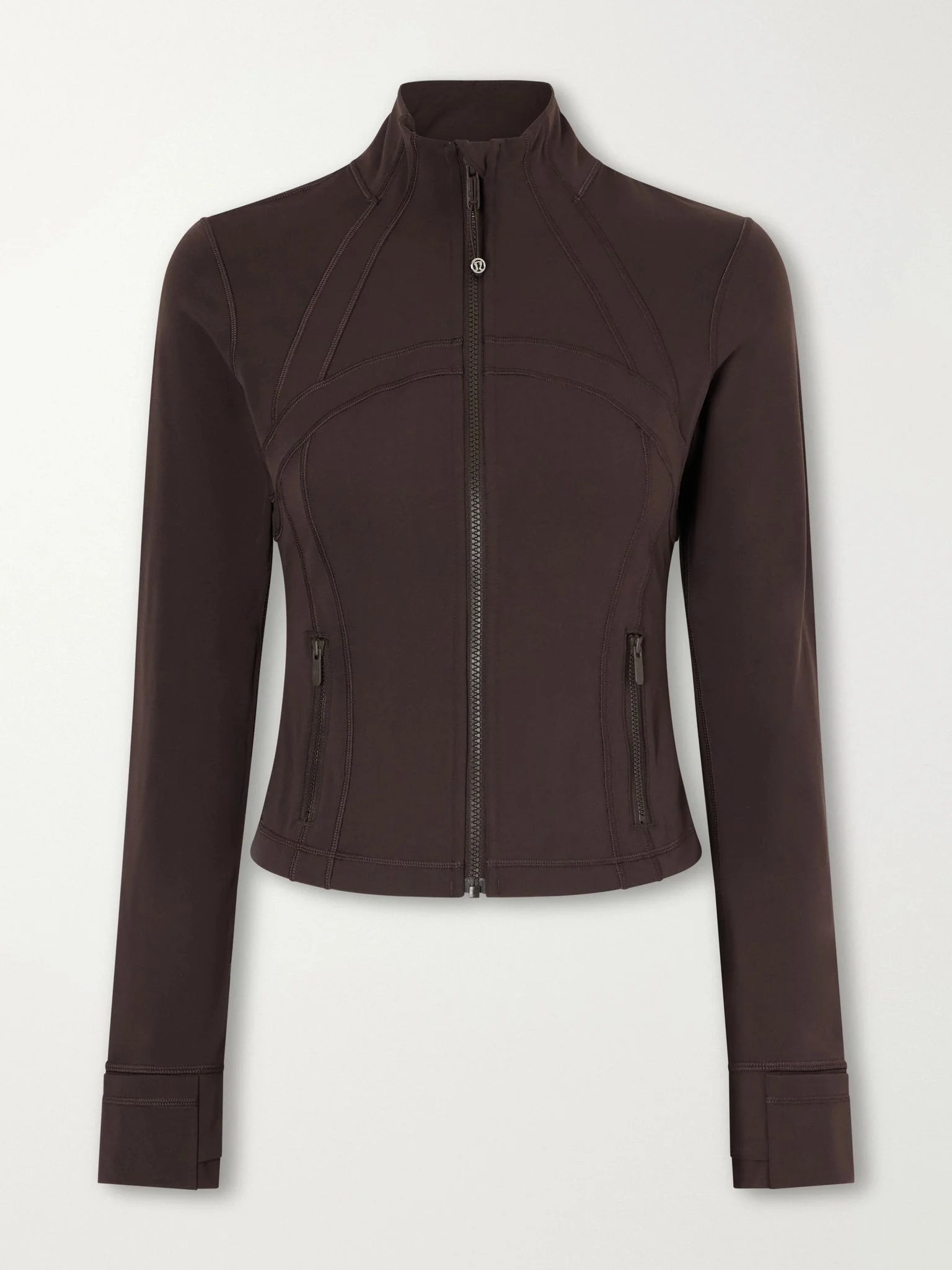 Define™ cropped Nulu™ jersey jacket Brown - 1
