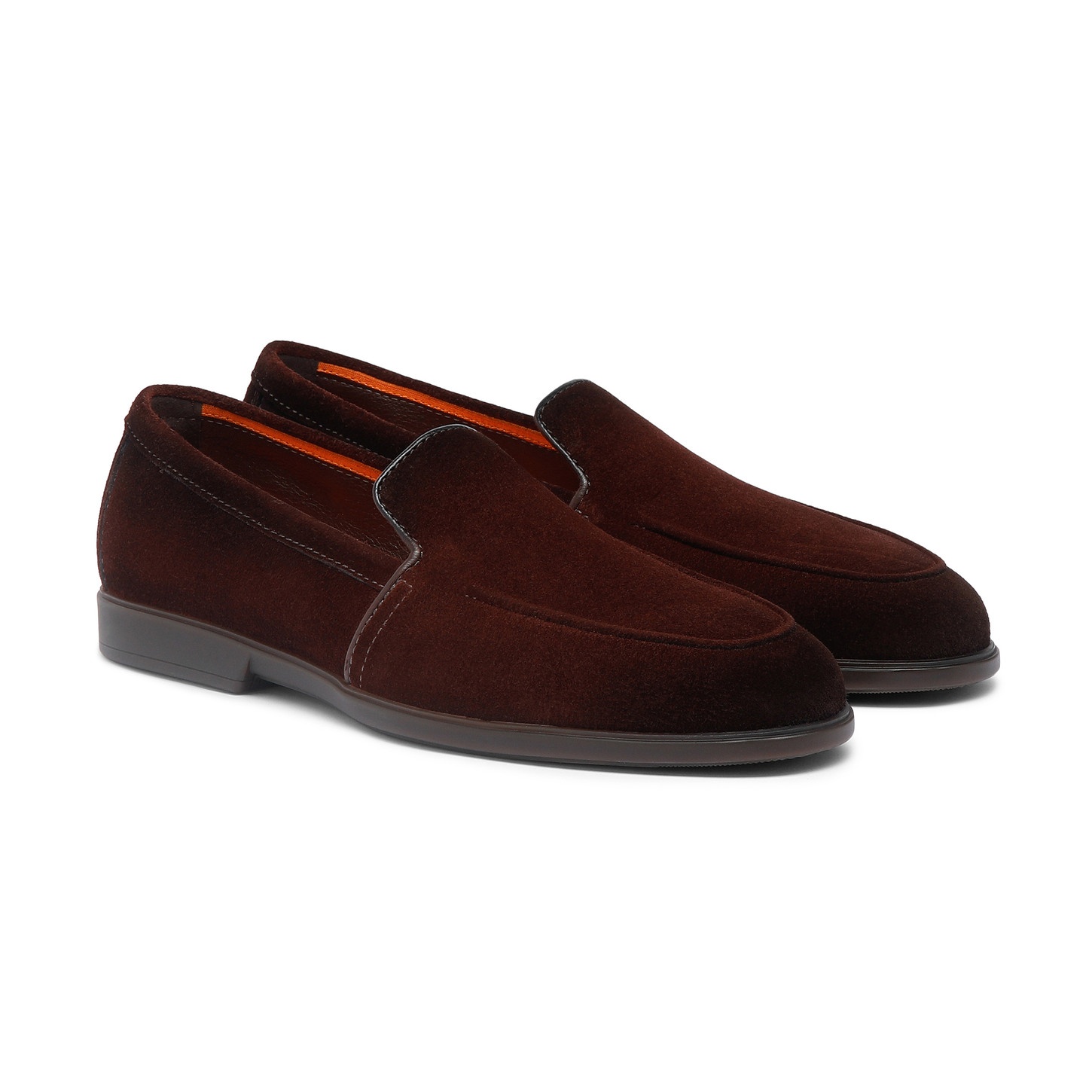 Men's burgundy suede loafer - 2