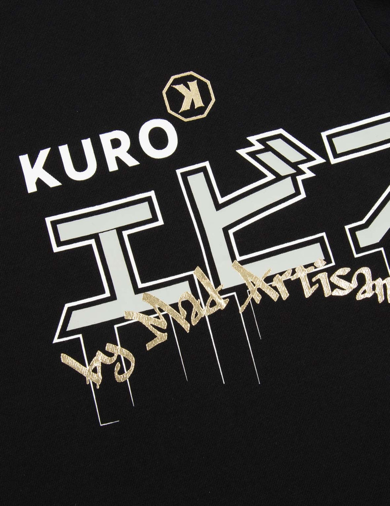 Graffiti Effect Logo and Slogan Print T-shirt 9