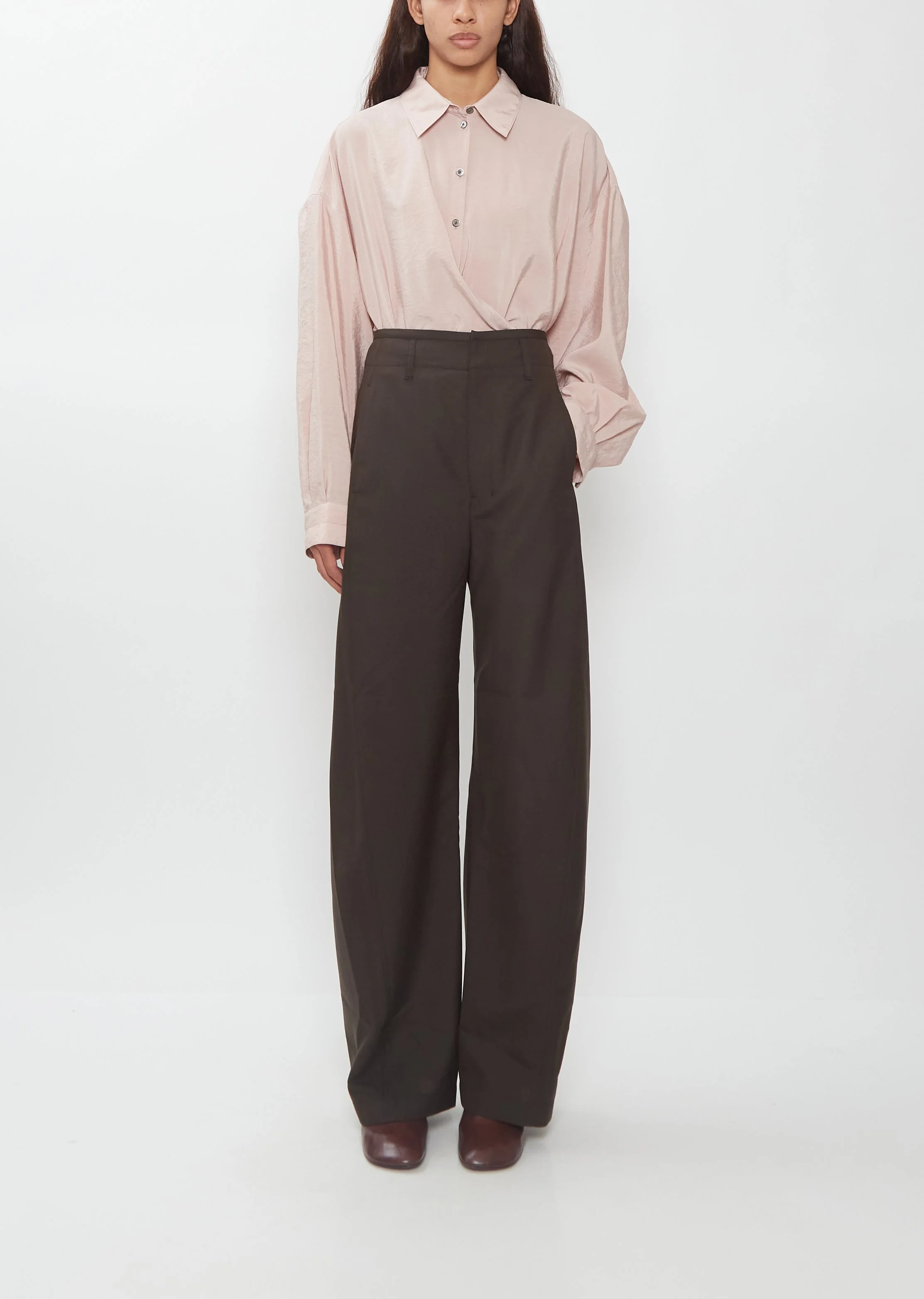 Baggy Wool Pants - 1