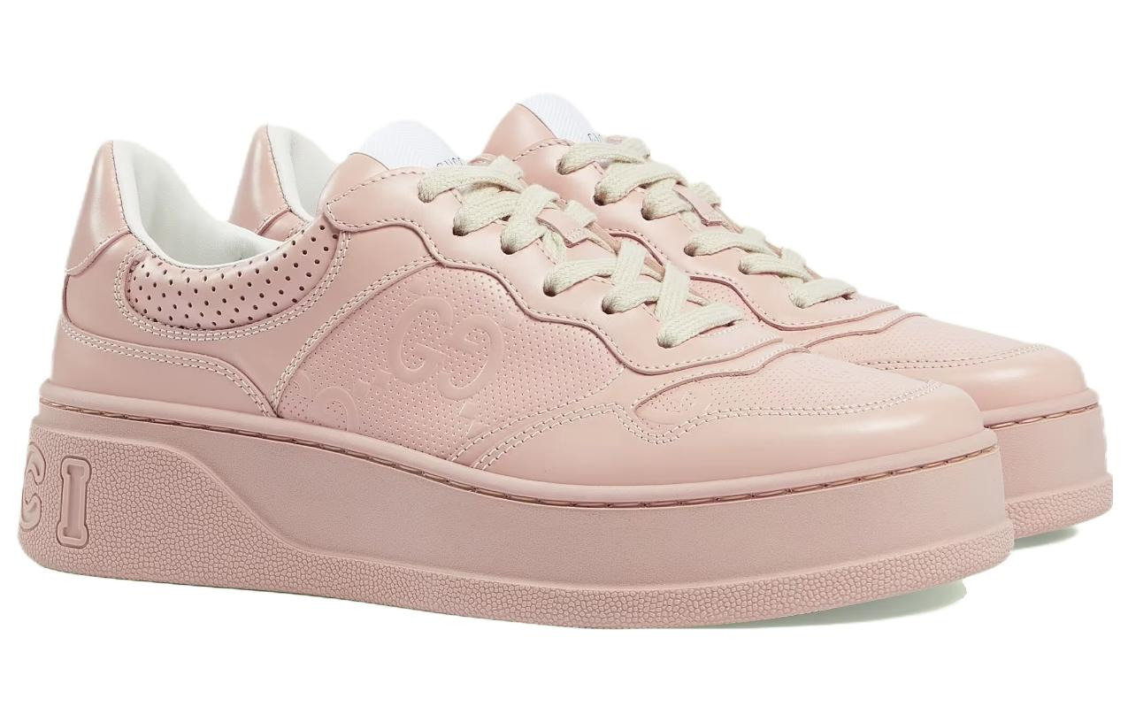 (WMNS) Gucci GG Supreme Sneaker 'Pale Pink Embossed' 700775-1XL10-6910 - 4