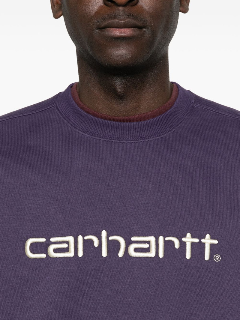 logo-detail crew-neck sweatshirt 5