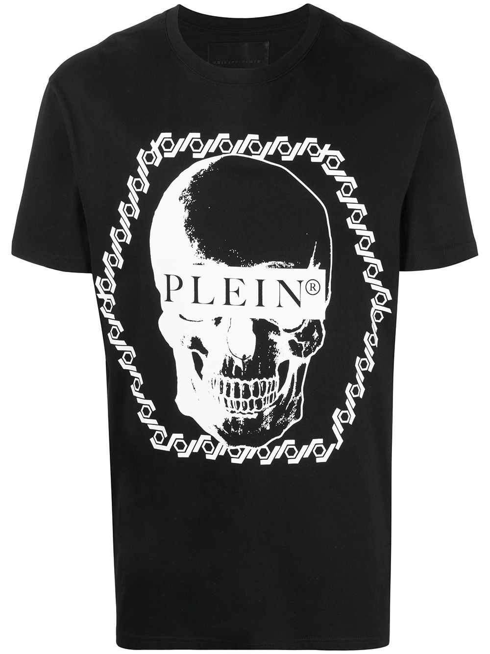 skull logo-print T-shirt - 1