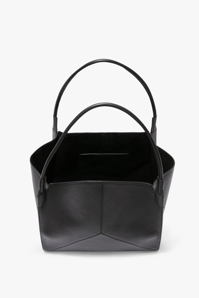 Victoria Beckham Victoria Travel Tote Bag In Black Leather outlook