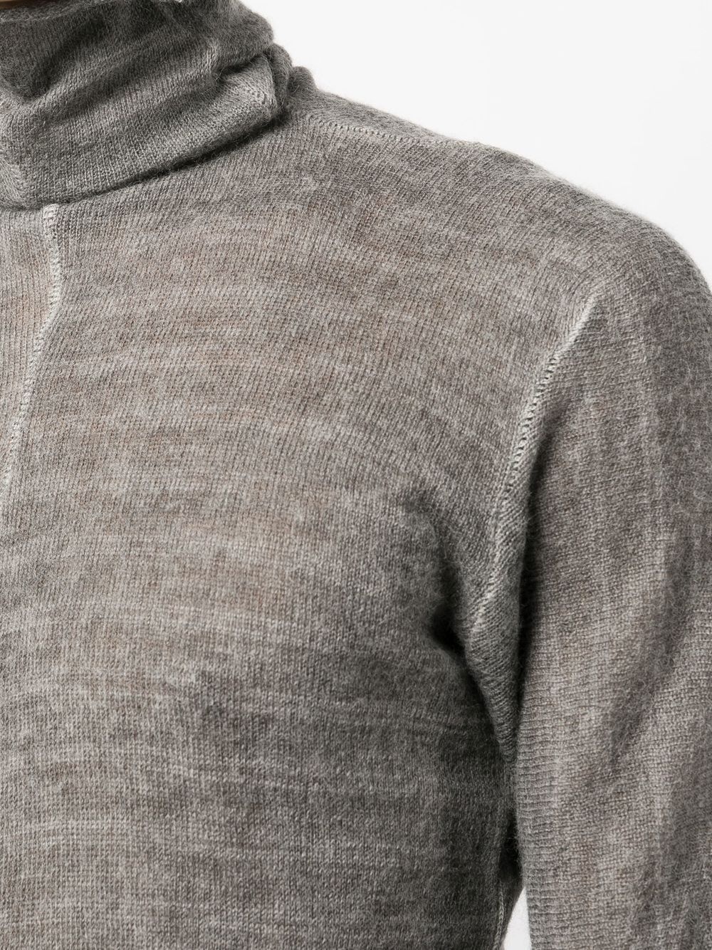 roll-neck organic-wool jumper - 5