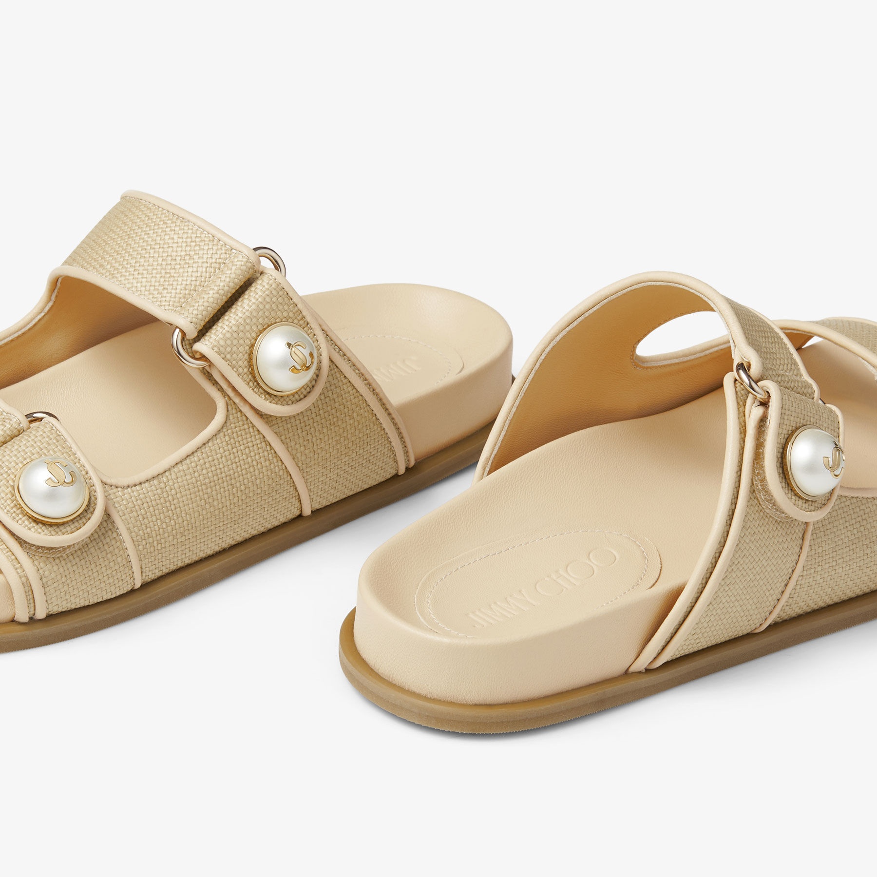 Fayence Sandal
Natural Raffia and Leather Sandals - 3