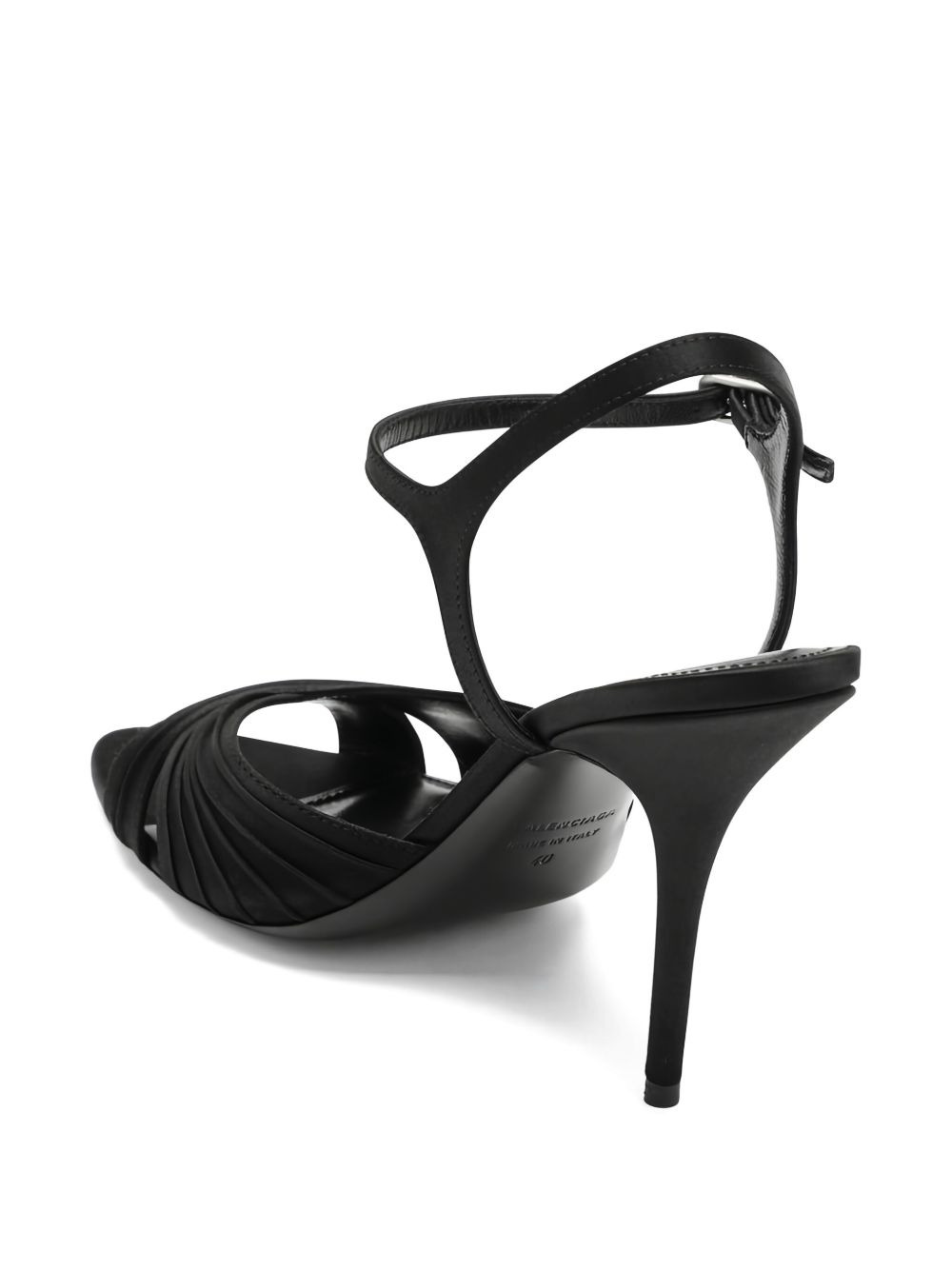 Plissé Dynas heeled sandals - 5