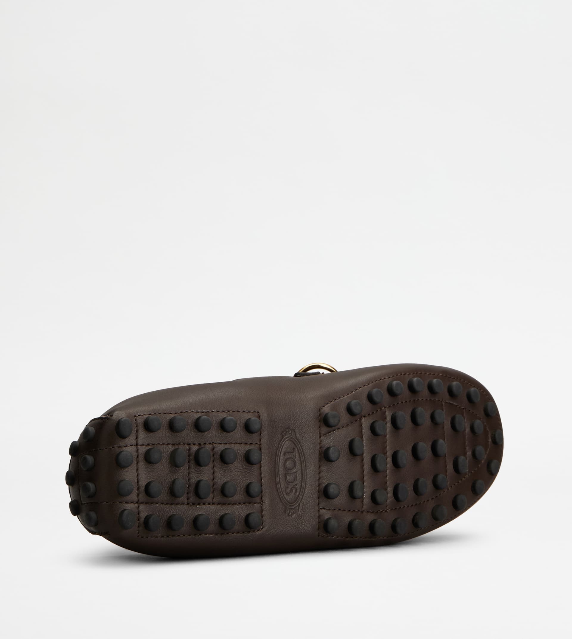 GOMMINO DRIVING SHOES IN LEATHER - BROWN - 4