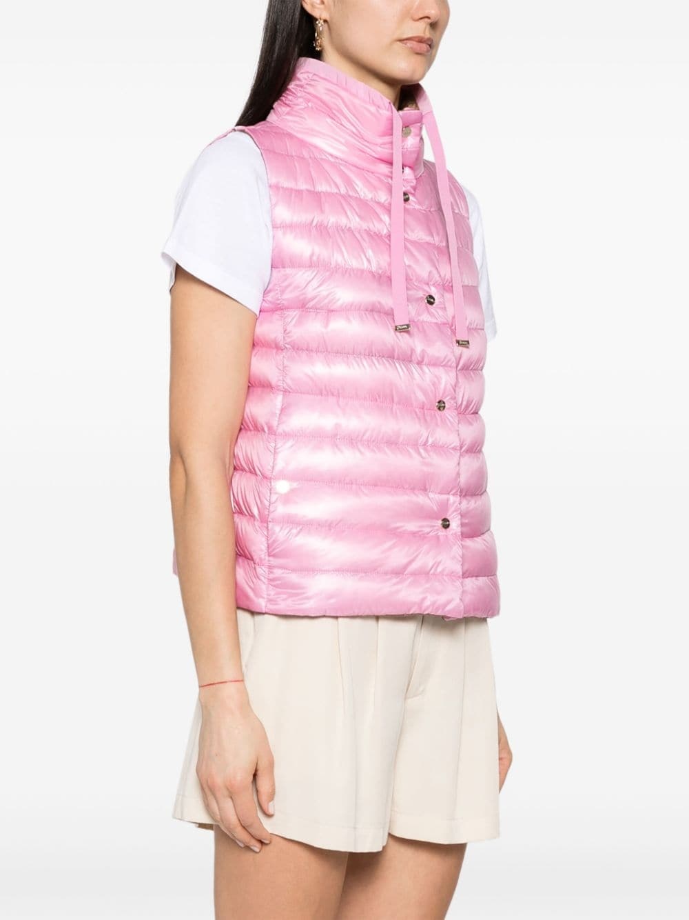 reversible puffer gilet - 3