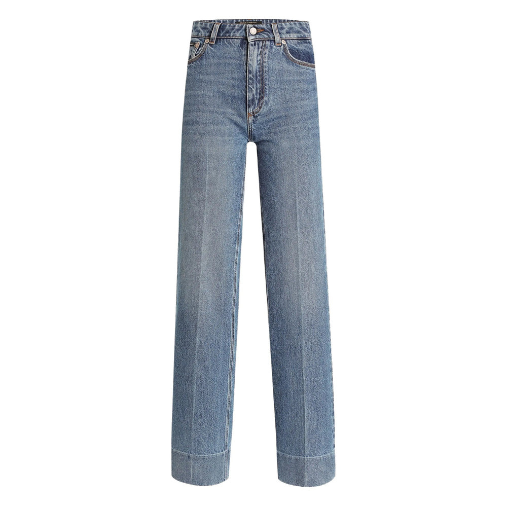 Dolce & Gabbana Blue Denim - Straight-Leg Jeans Women - 1