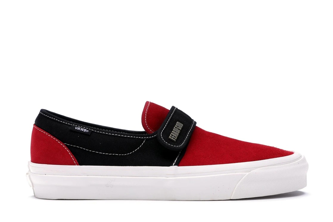 Vans Slip-On 47 V DX Fear of God Red Black - 1