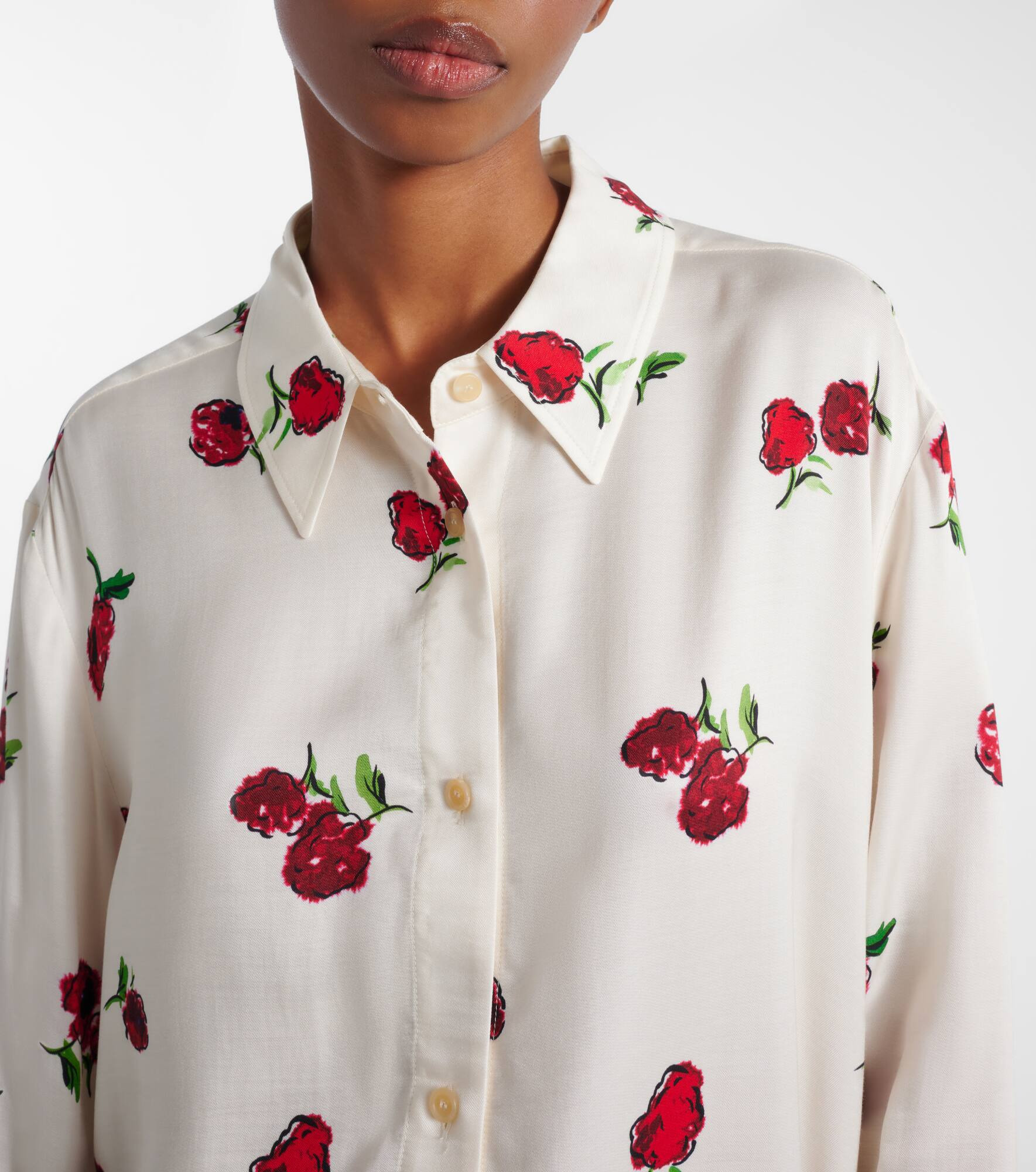 Argo printed twill shirt - 4