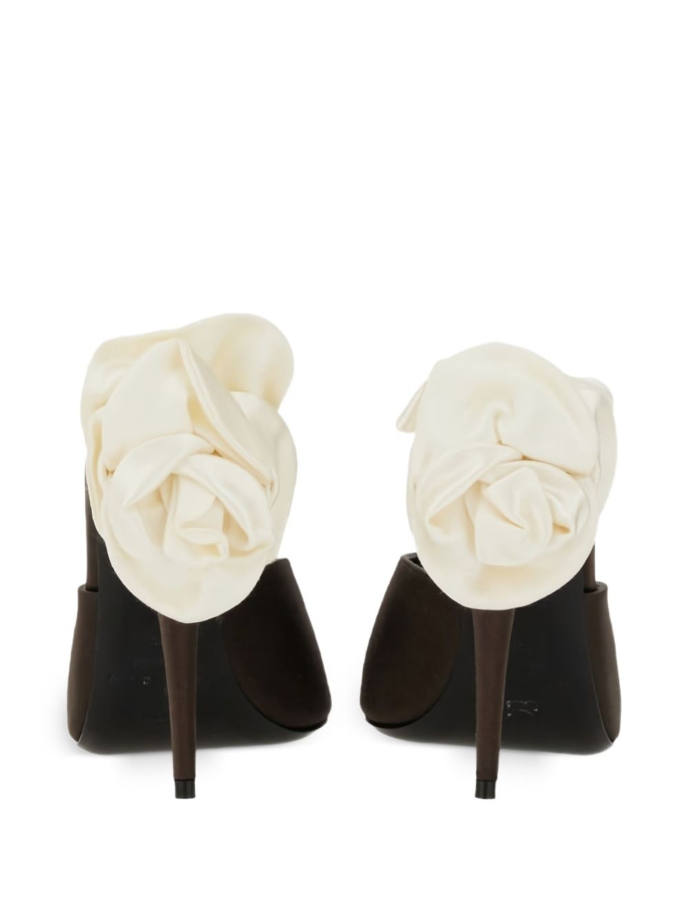 pearl-embellished pointed-toe mules - 2