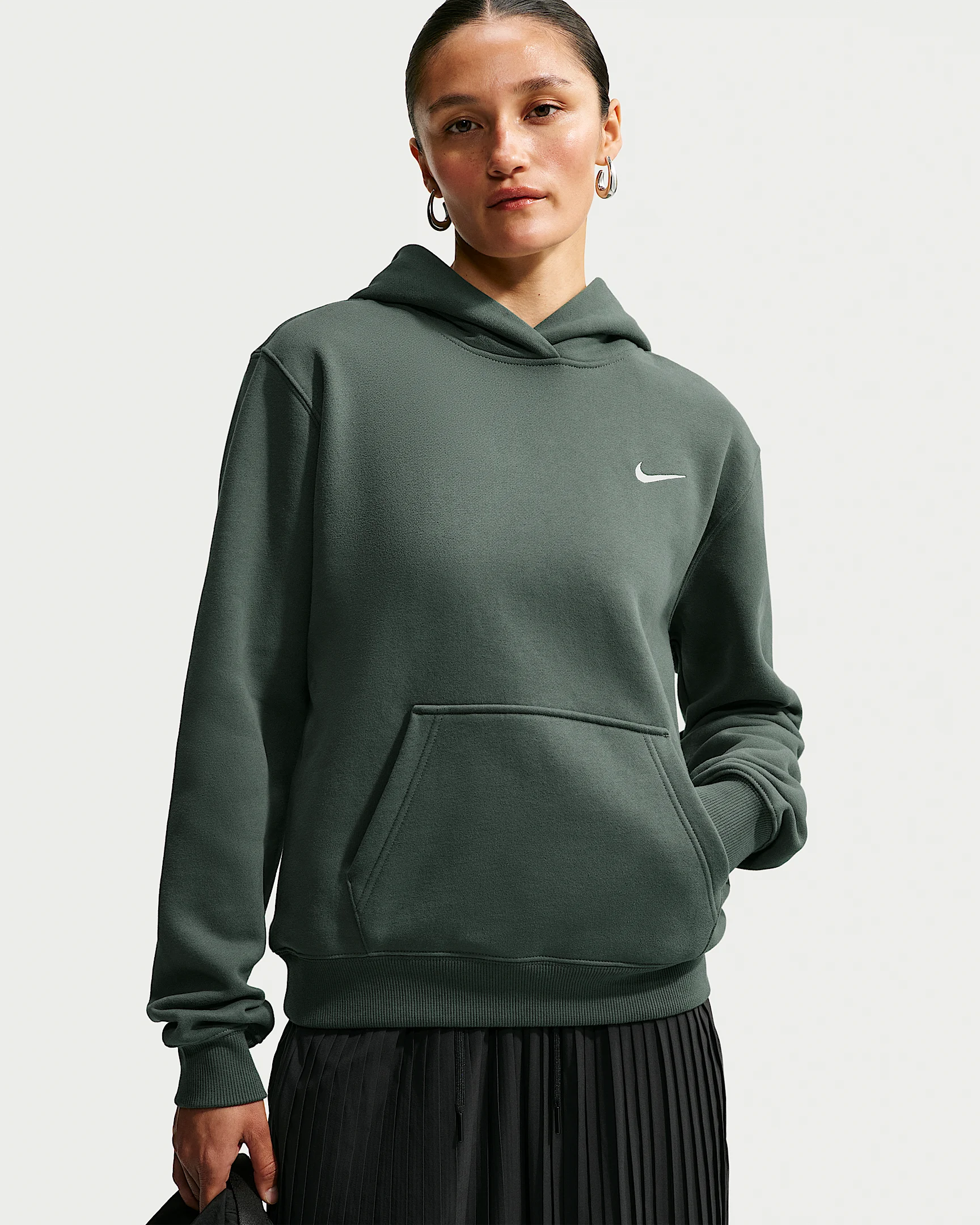 Nike Studio Fleece Medium Weight Women's Pullover Hoodie - 1