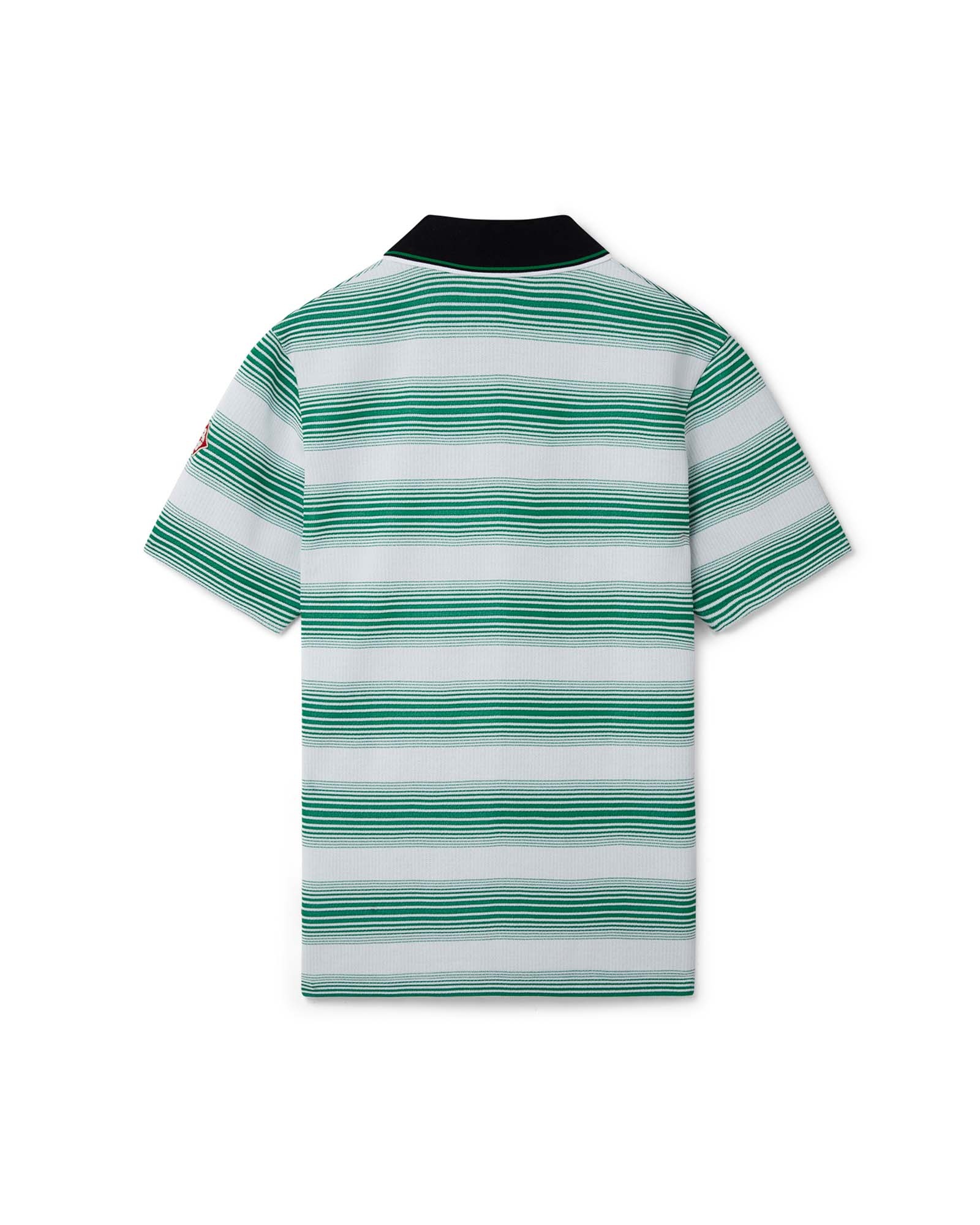 Gradient Stripe Polo Shirt - 6