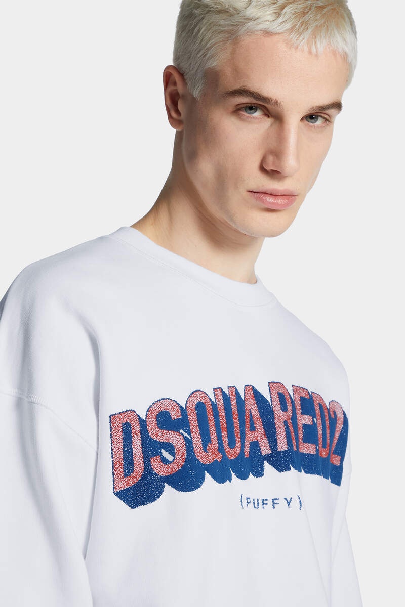 RELAX FIT TACTILE LOGO CREWNECK - 5