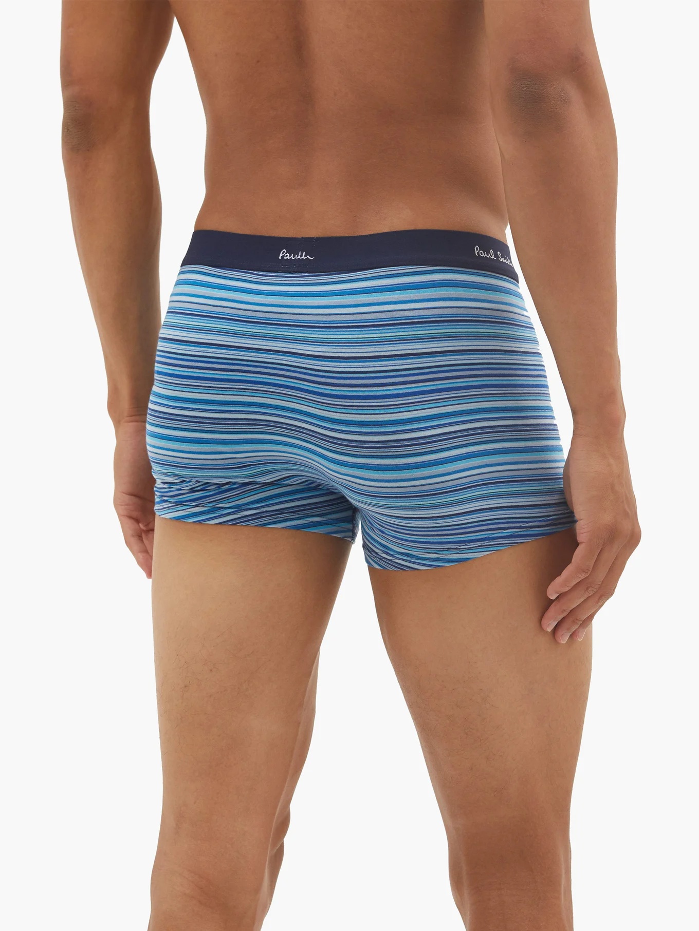 Pack of three striped cotton-blend boxer briefs - 3