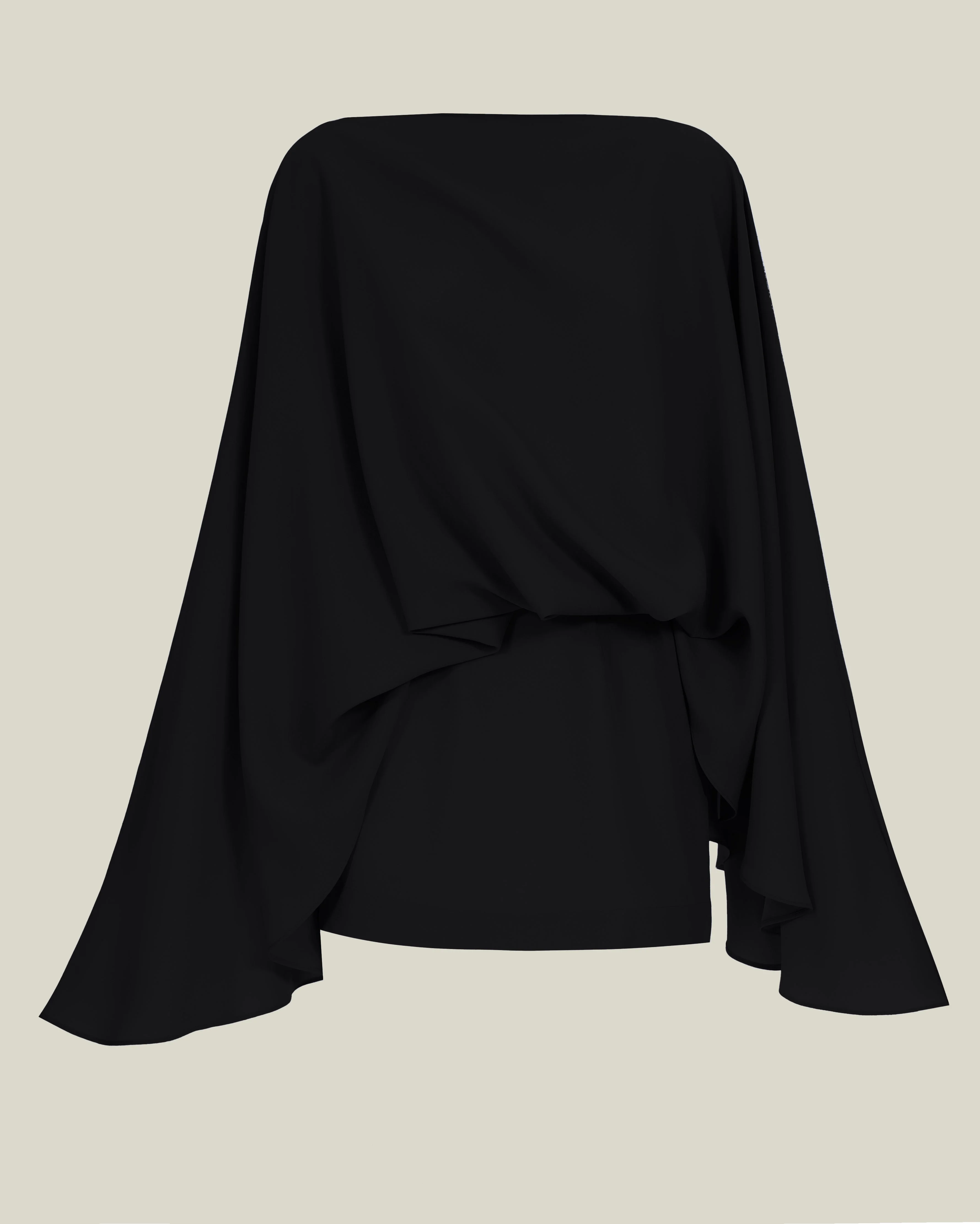 Mini Eolia Dress in Black - 1