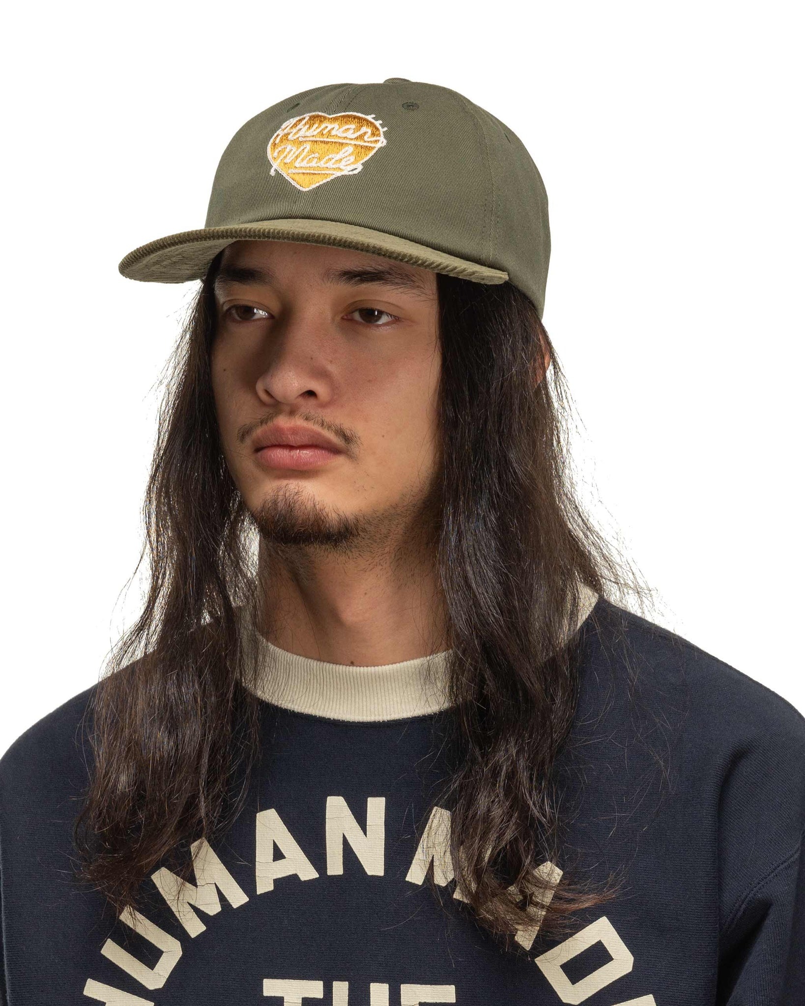 CORDUROY CAP OLIVE DRAB | Bodega