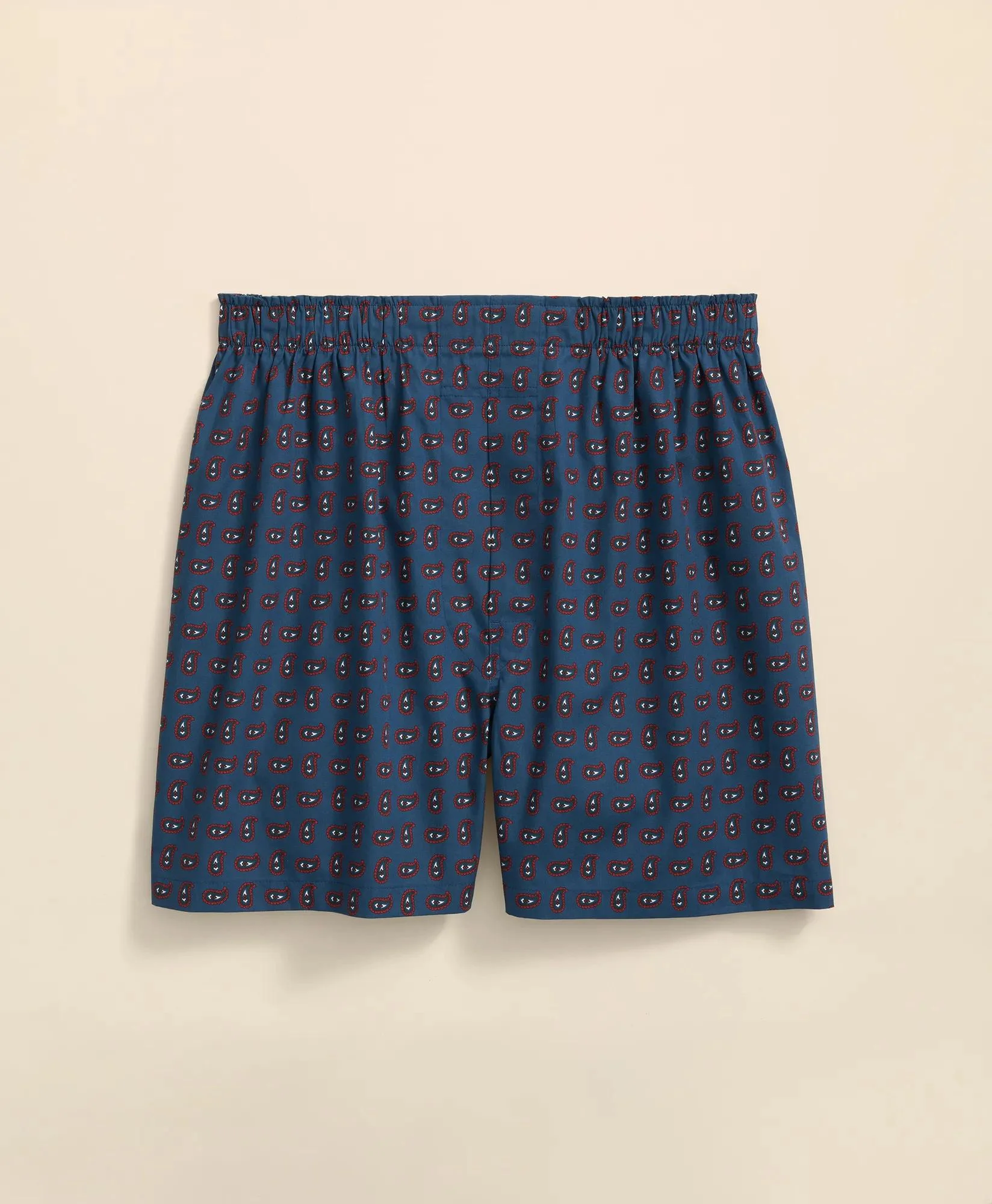Cotton Broadcloth Paisley Boxers - 1