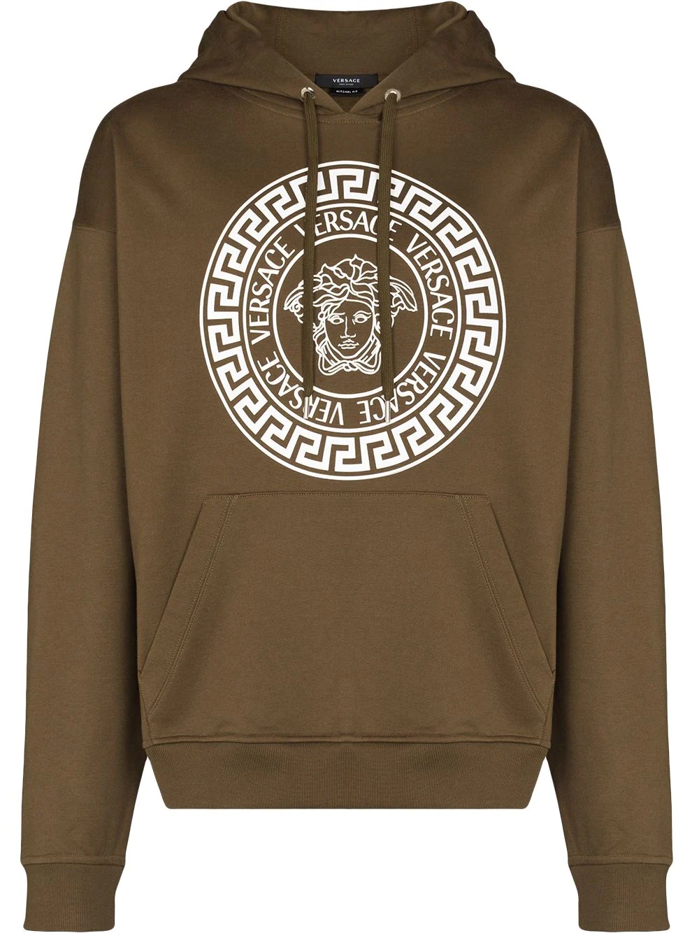 Medusa drawstring hoodie - 1