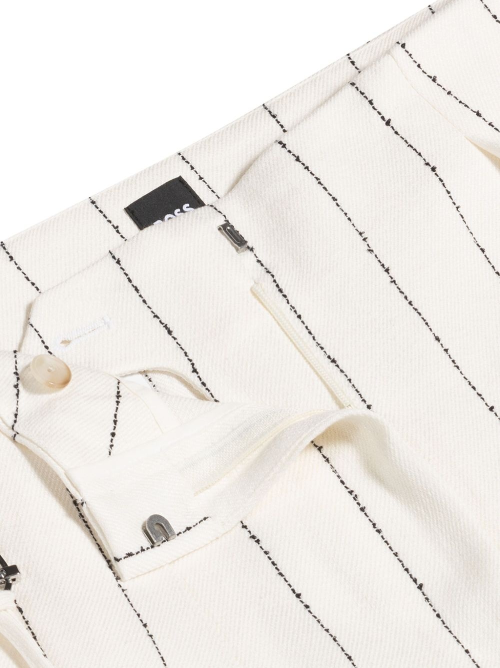 linen-blend trousers - 2
