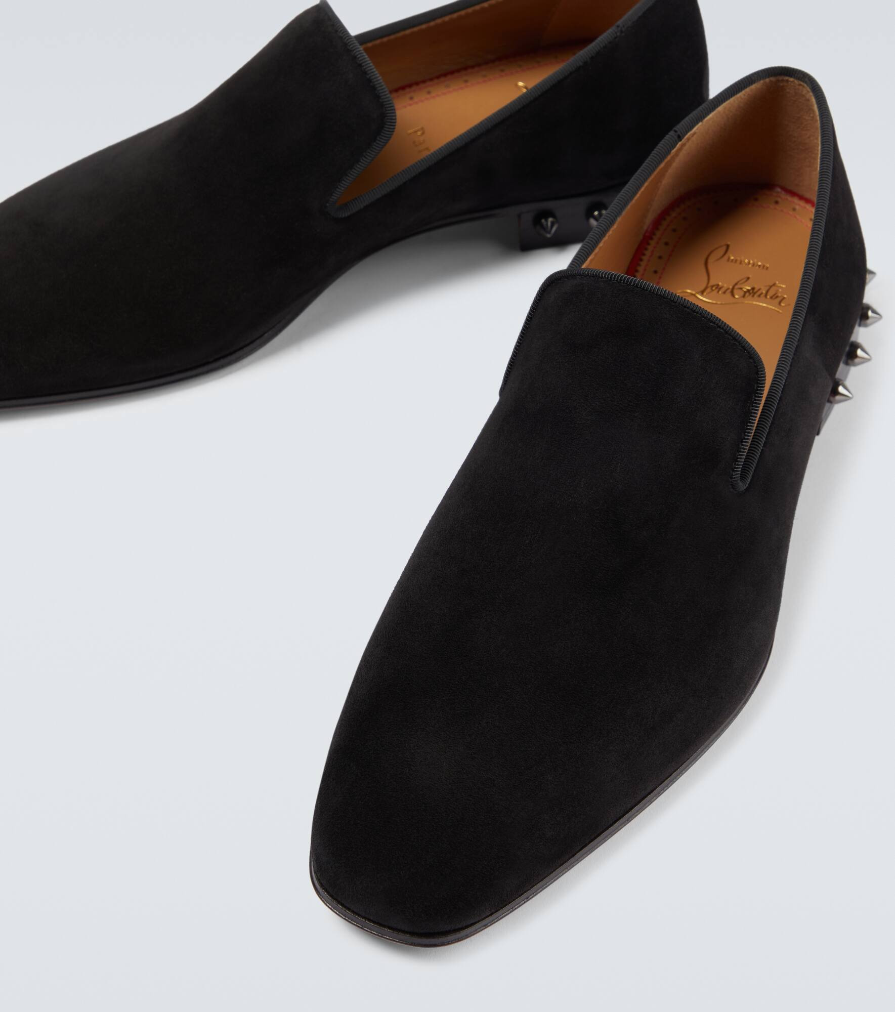 Marquees spiked suede loafers - 3