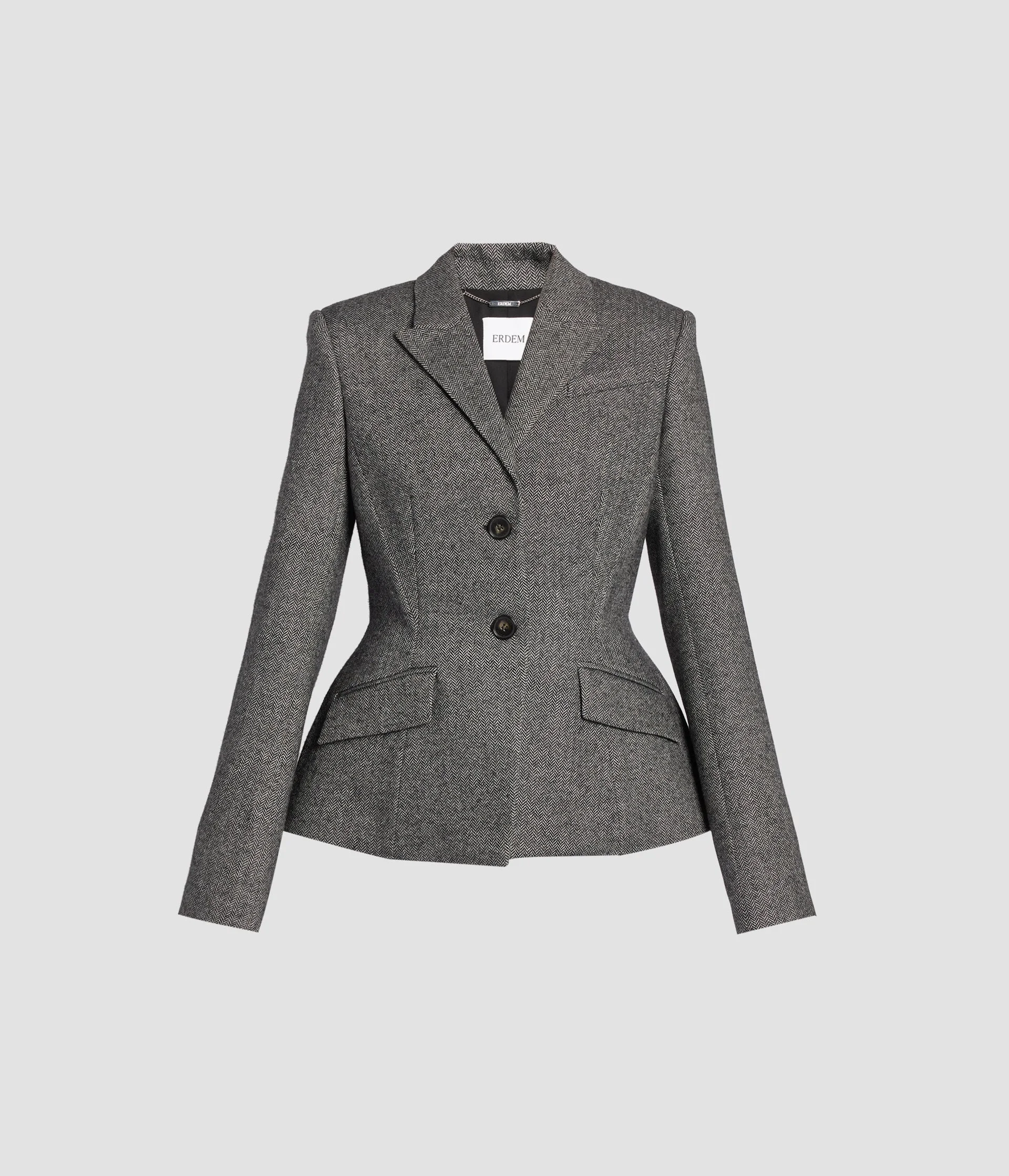 SINGLE BREASTED FITTED BLAZER - 1