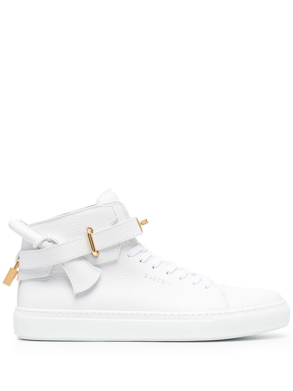 high-top padlock sneakers - 1