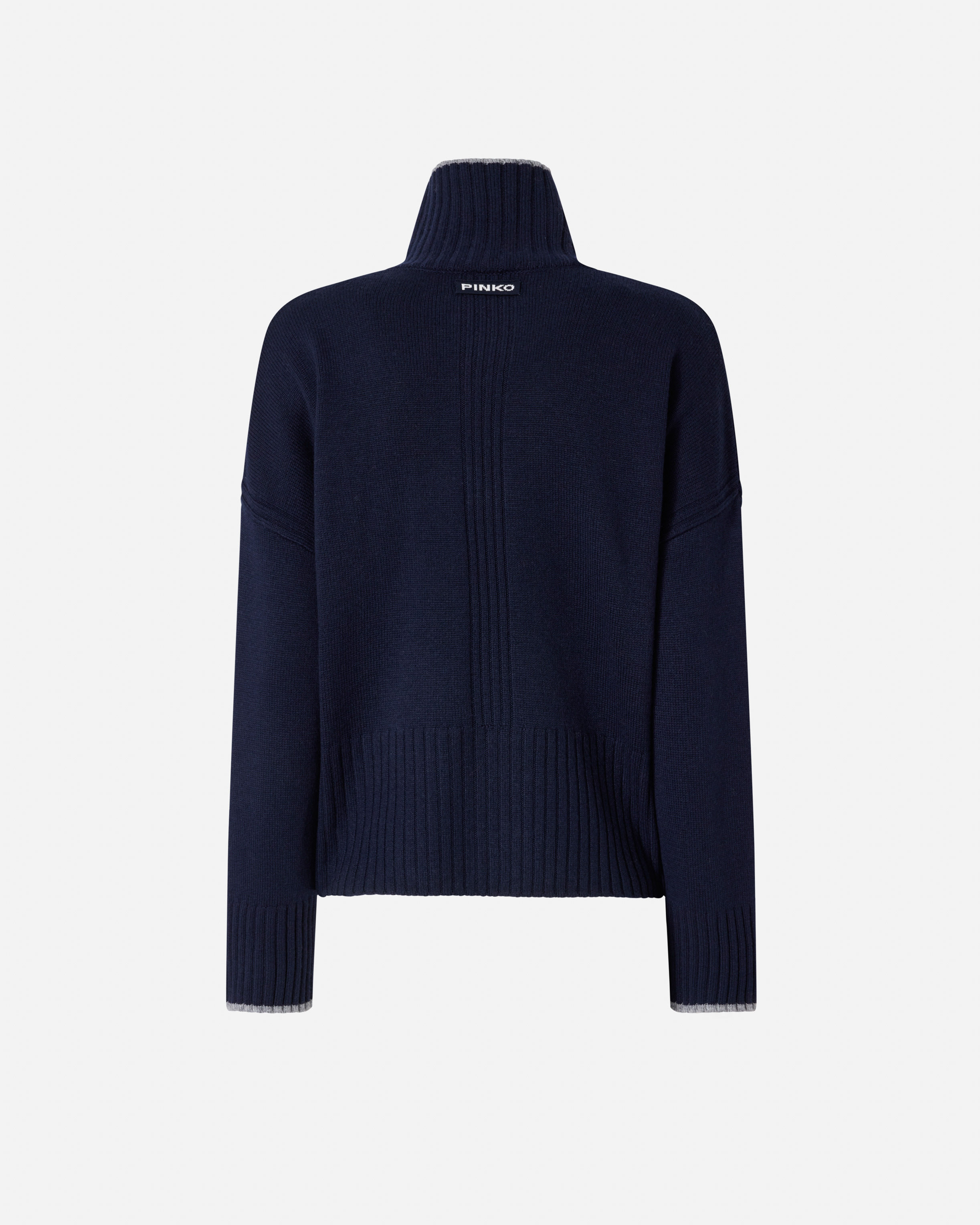 KNIT POLO-NECK SWEATER - 2