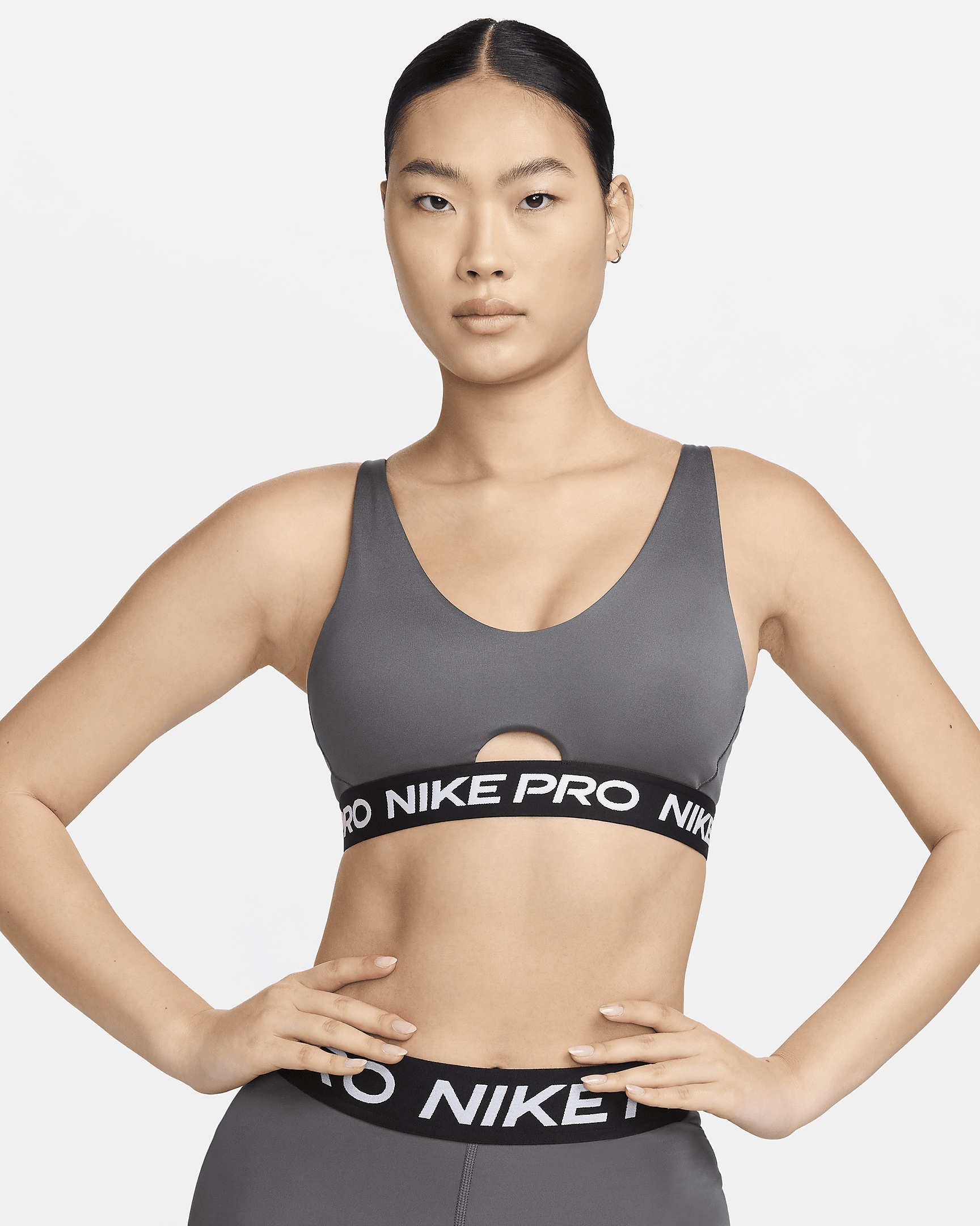 Nike Pro Indy Plunge Women's Medium-Support Padded Sports Bra - 1