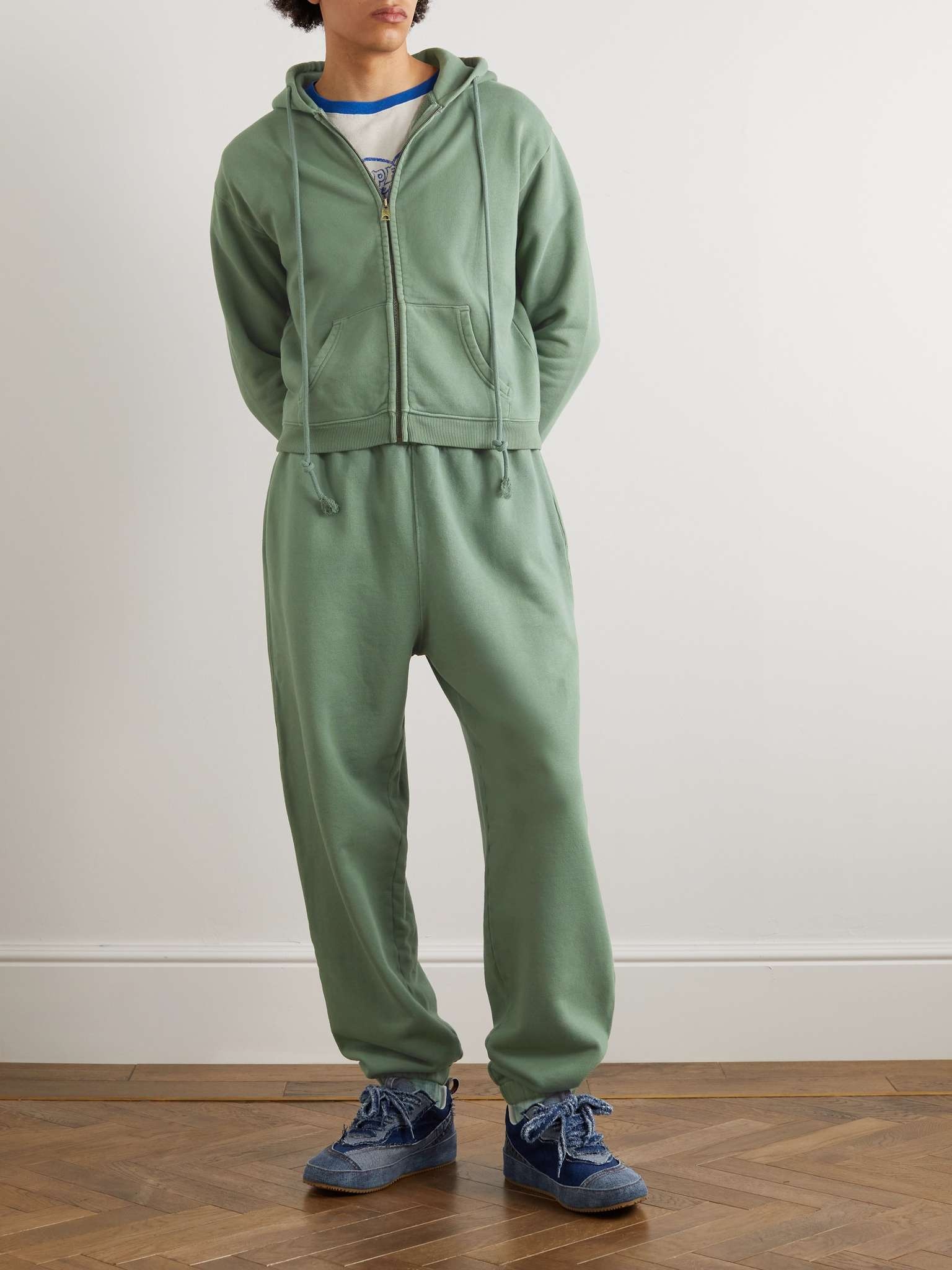 Tapered Cotton-Jersey Sweatpants - 2