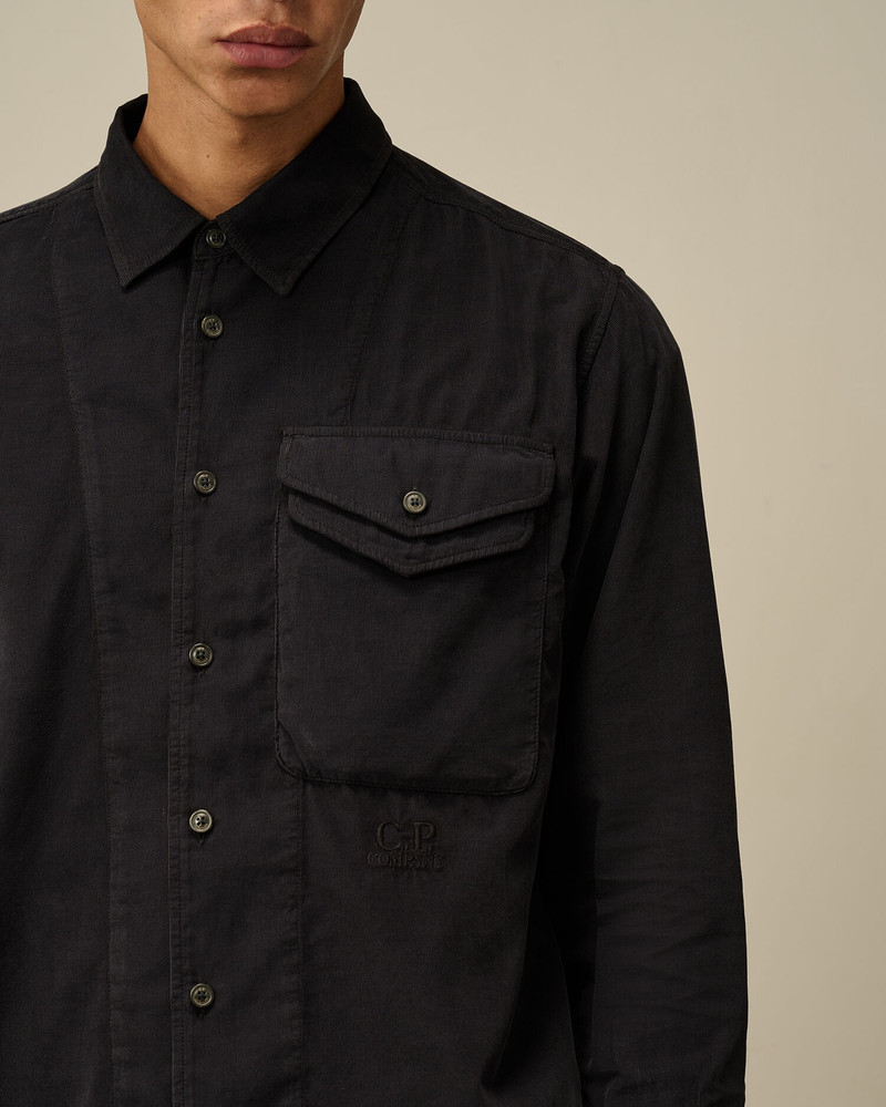 Corduroy Single Pocket Shirt 4