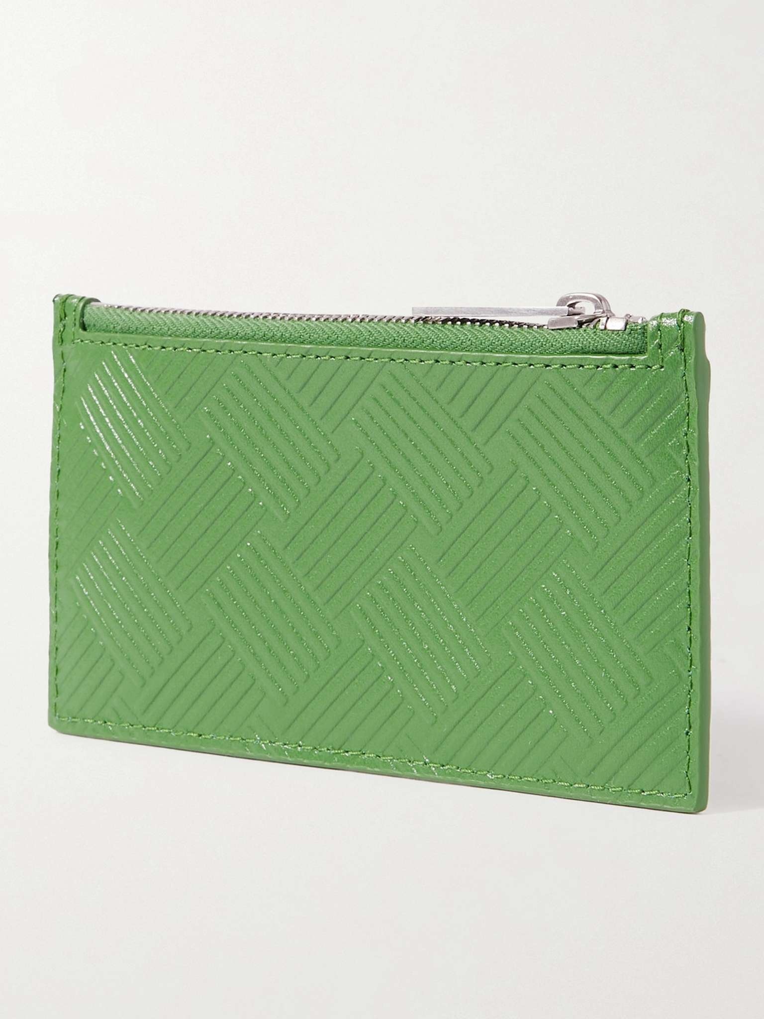 Intrecciato-Debossed Zipped Cardholder - 3